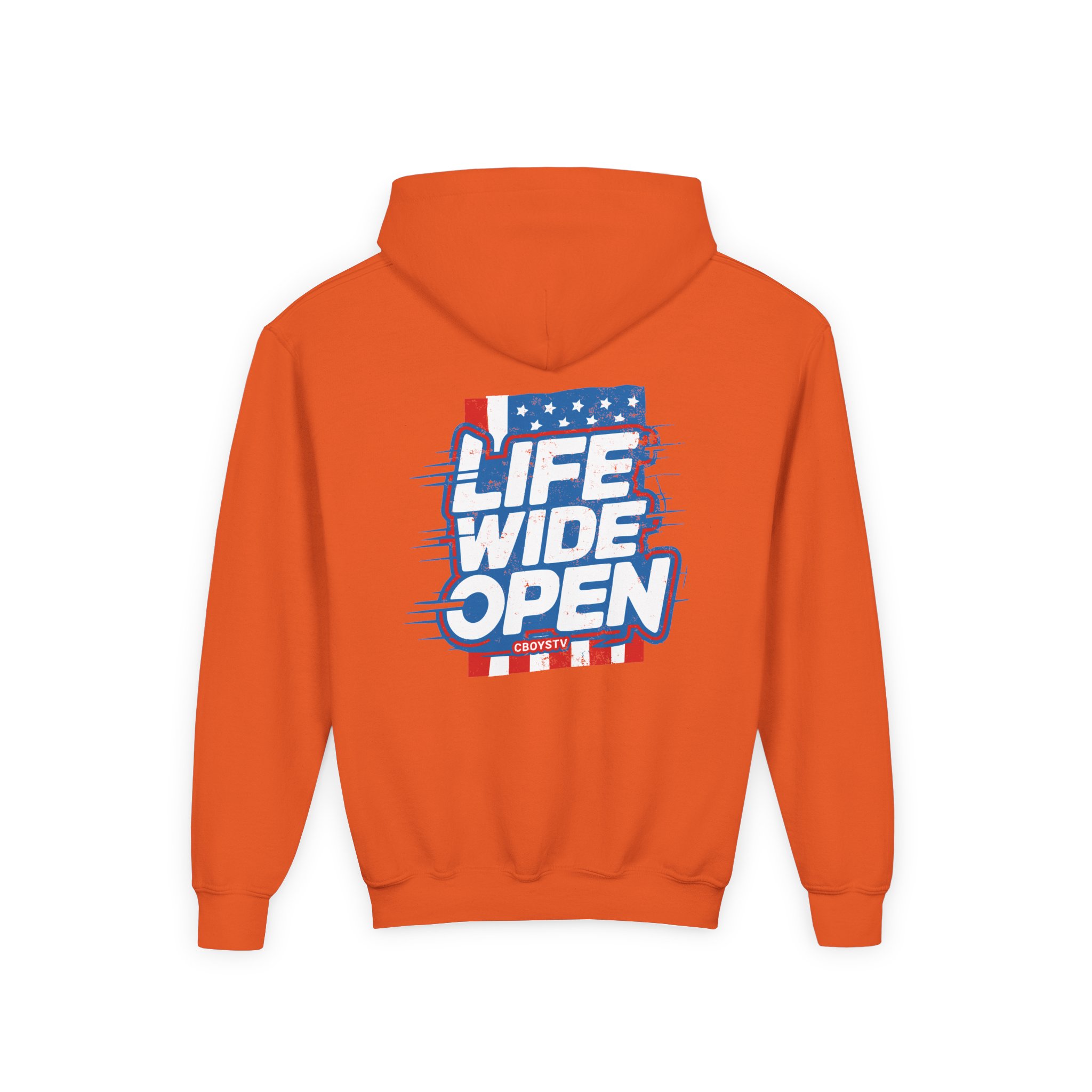 Cboystv Patriot Youth Heavy Blend Hooded Sweatshirt - Image 4