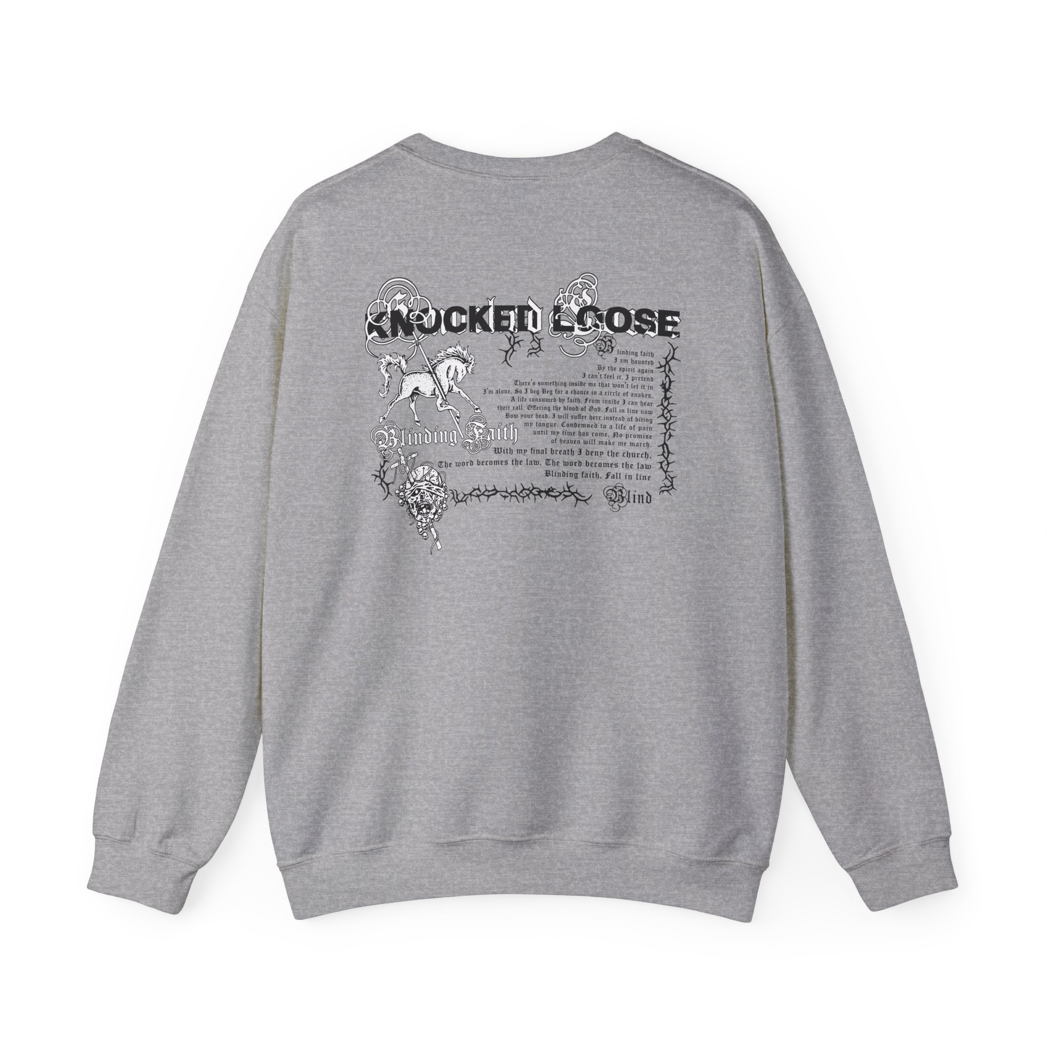 Knocked Loose Blinding Faith Unisex Heavy Blend™ Crewneck Sweatshirt - Image 6
