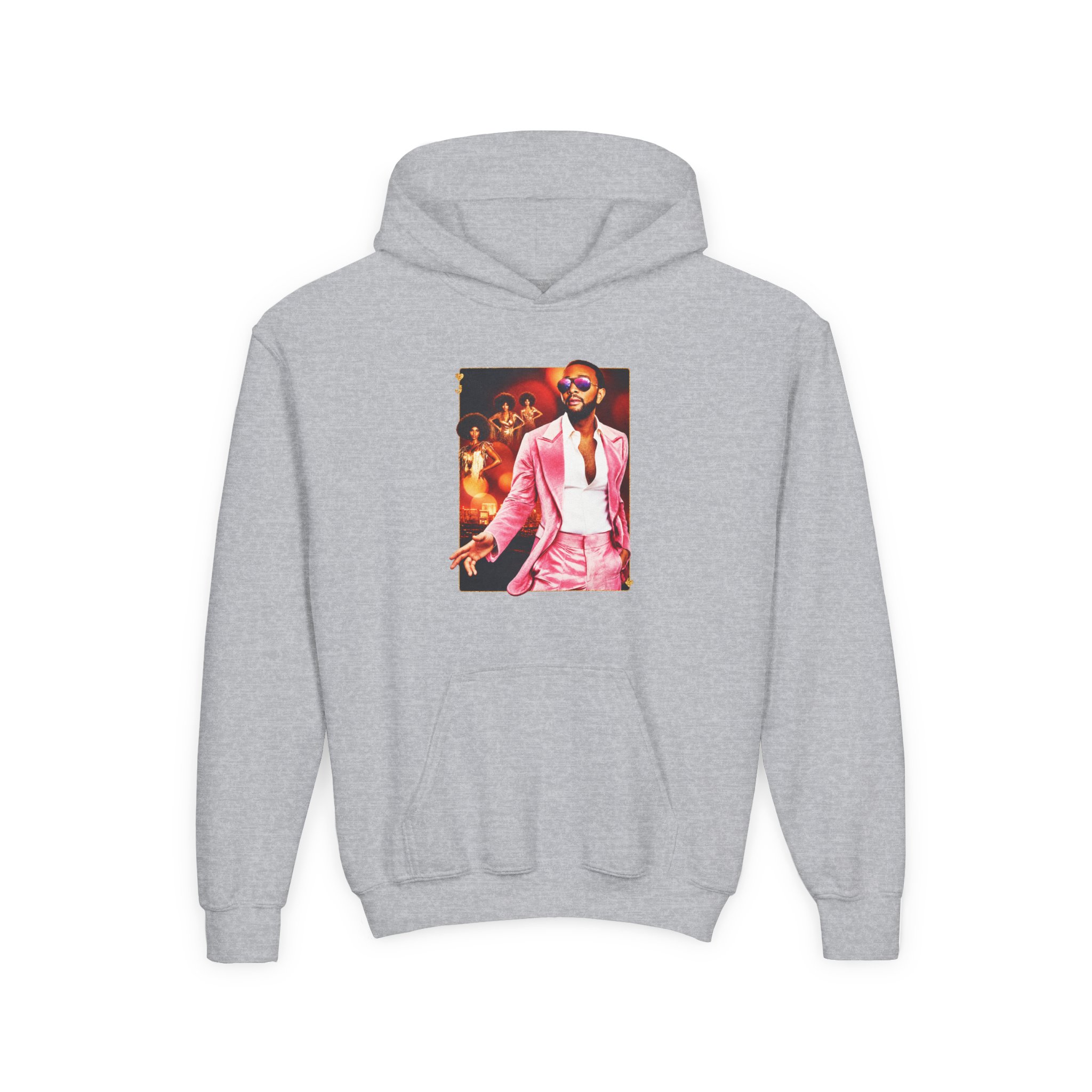 John Legend Love In Las Vegas Youth Heavy Blend Hooded Sweatshirt - Image 5