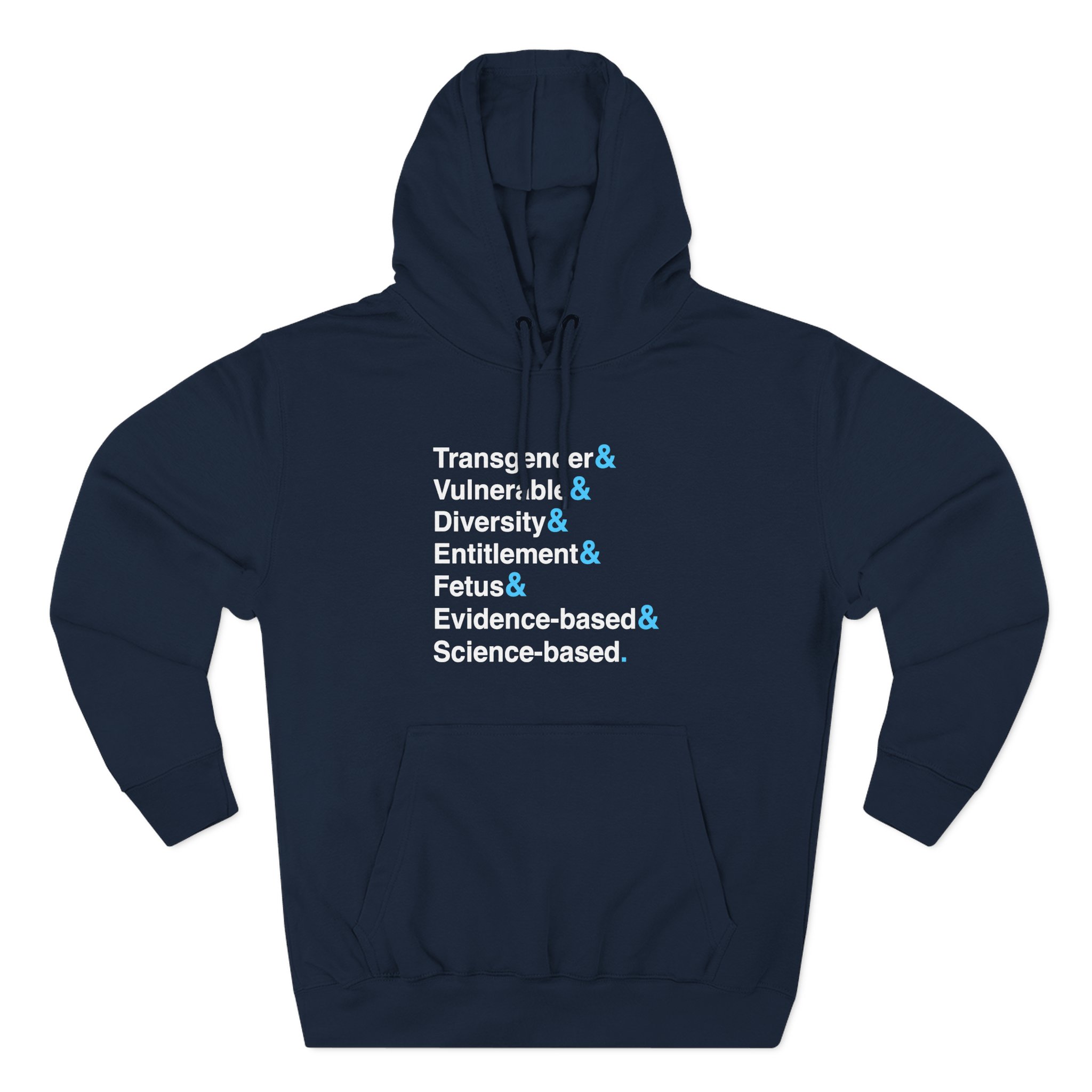 D L Three-panel Fleece Hoodie - Image 9
