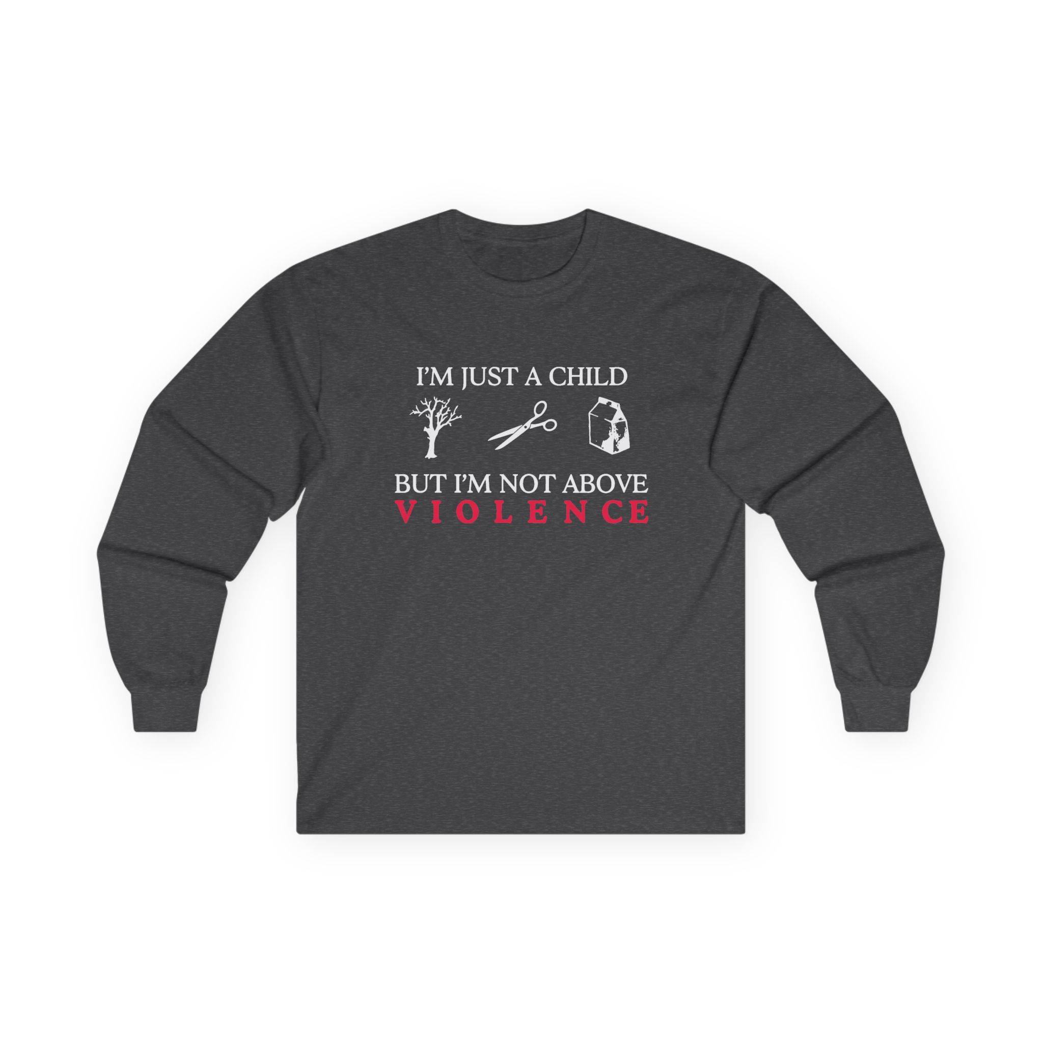 Ethel Cain Not Above Violence Unisex Ultra Cotton Long Sleeve Tee - Image 9