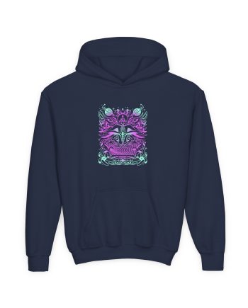 Lsdream Alien Moth Man Youth Heavy Blend Hooded Sweatshirt