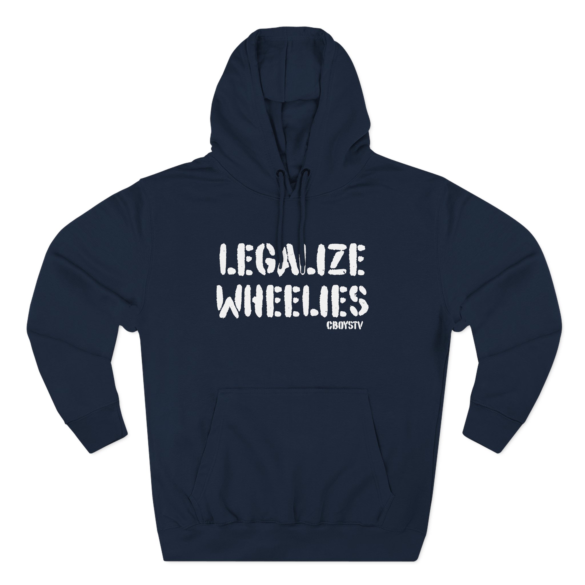 Cboystv Legalize Wheelies Three-Panel Fleece Hoodie - Image 11