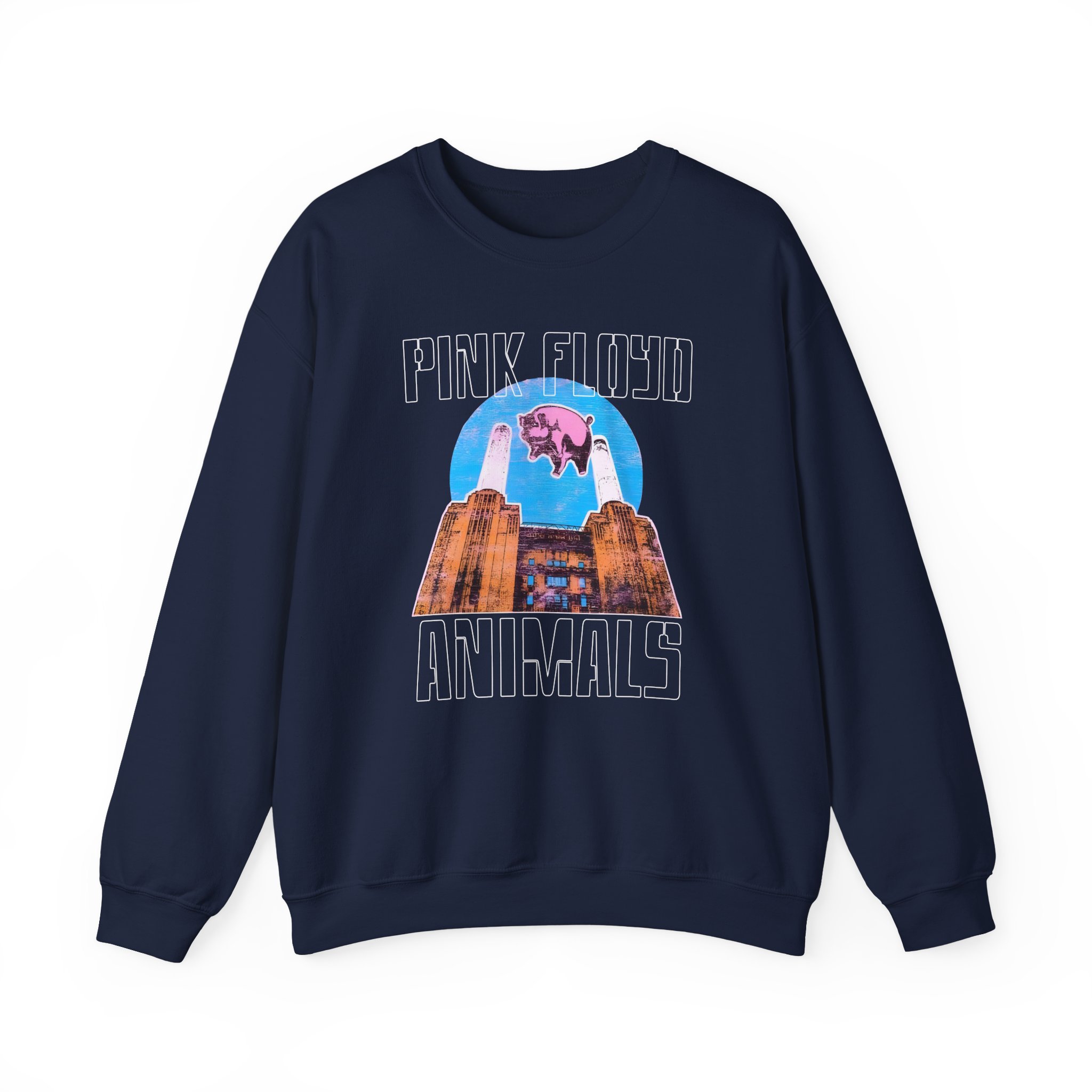 Pink Floyd Animals Pink Unisex Heavy Blend™ Crewneck Sweatshirt - Image 9