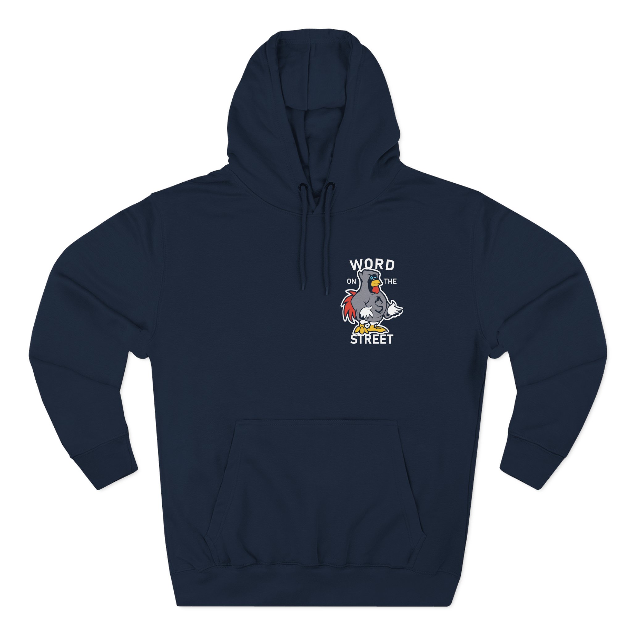 Shroud Chicken Word On The Street Three-Panel Fleece Hoodie - Image 9