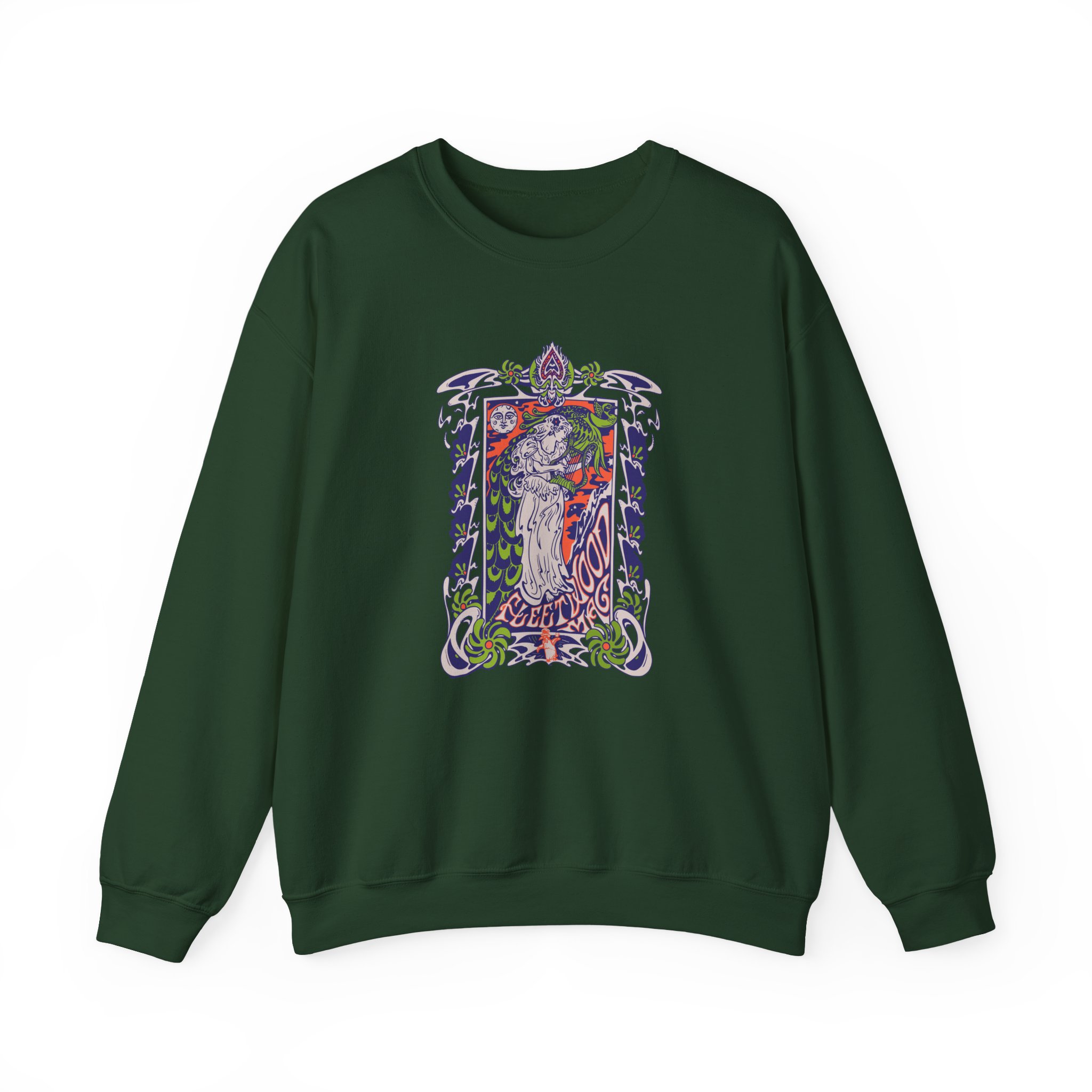 Fleetwood Mac Lady Lyre Unisex Heavy Blend™ Crewneck Sweatshirt - Image 9