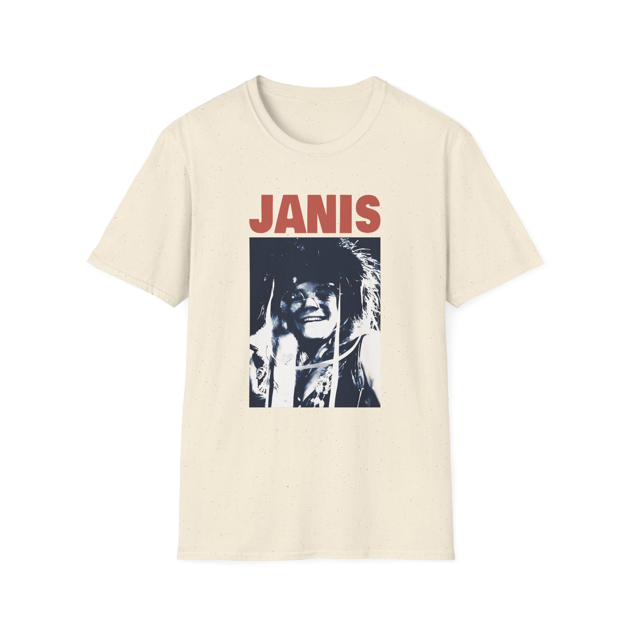 Janis Joplin Beatnick Unisex Softstyle T-Shirt - Image 9