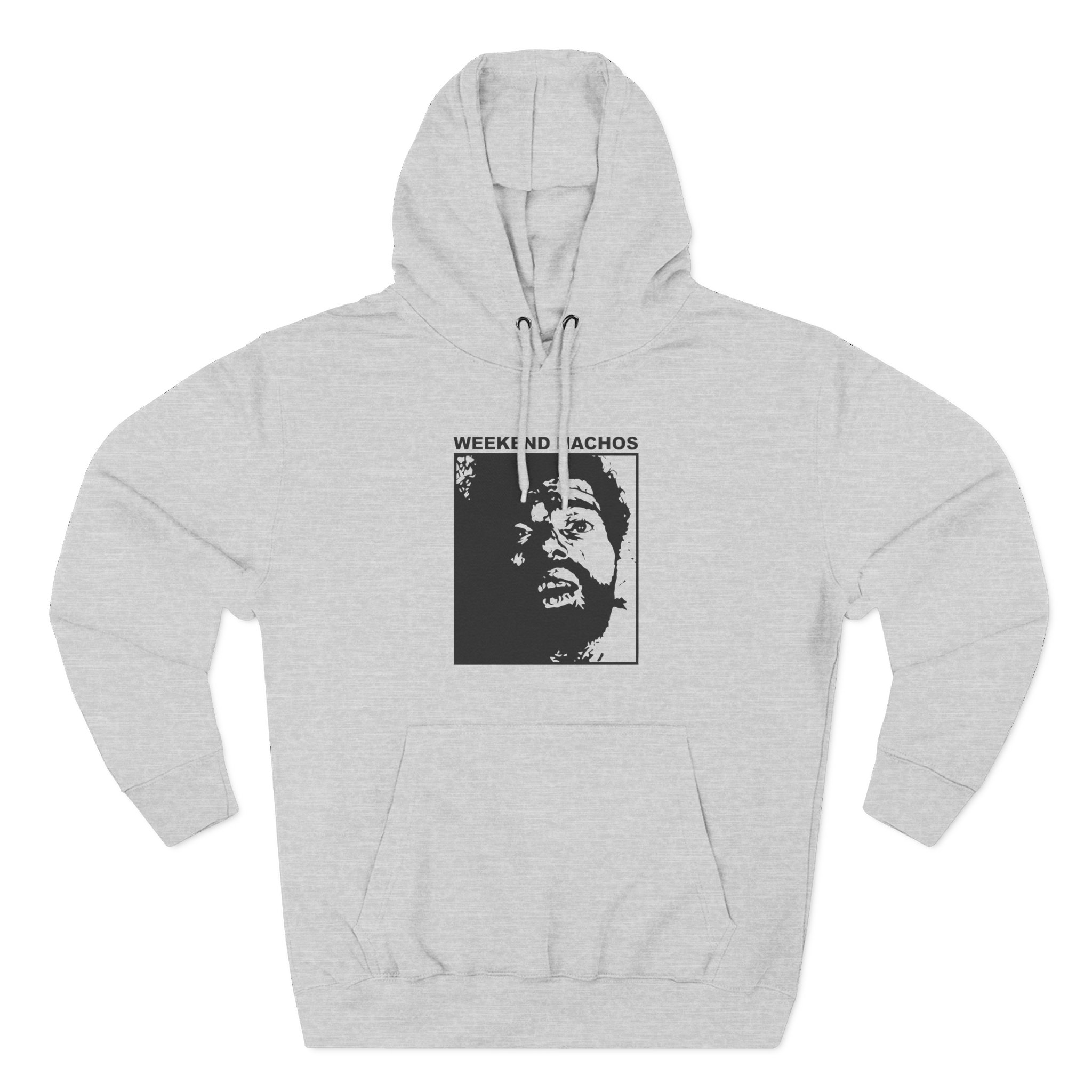 Weekend Nachos Three-Panel Fleece Hoodie - Image 3