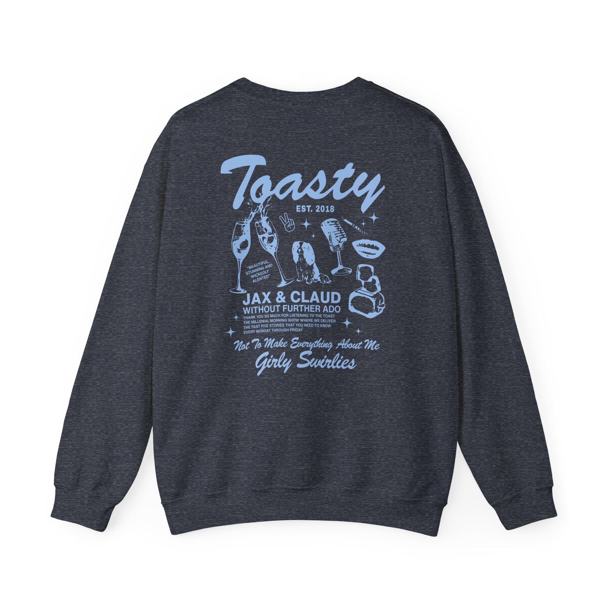 The Toast Toasty Boyfriend Unisex Heavy Blend™ Crewneck Sweatshirt - Image 20