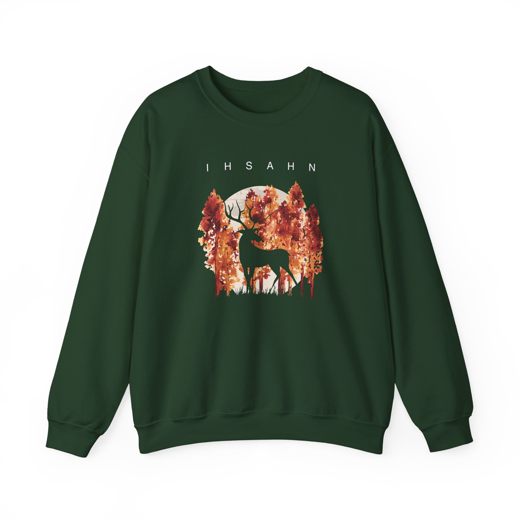Ihsahn Silhouette Unisex Heavy Blend™ Crewneck Sweatshirt - Image 5