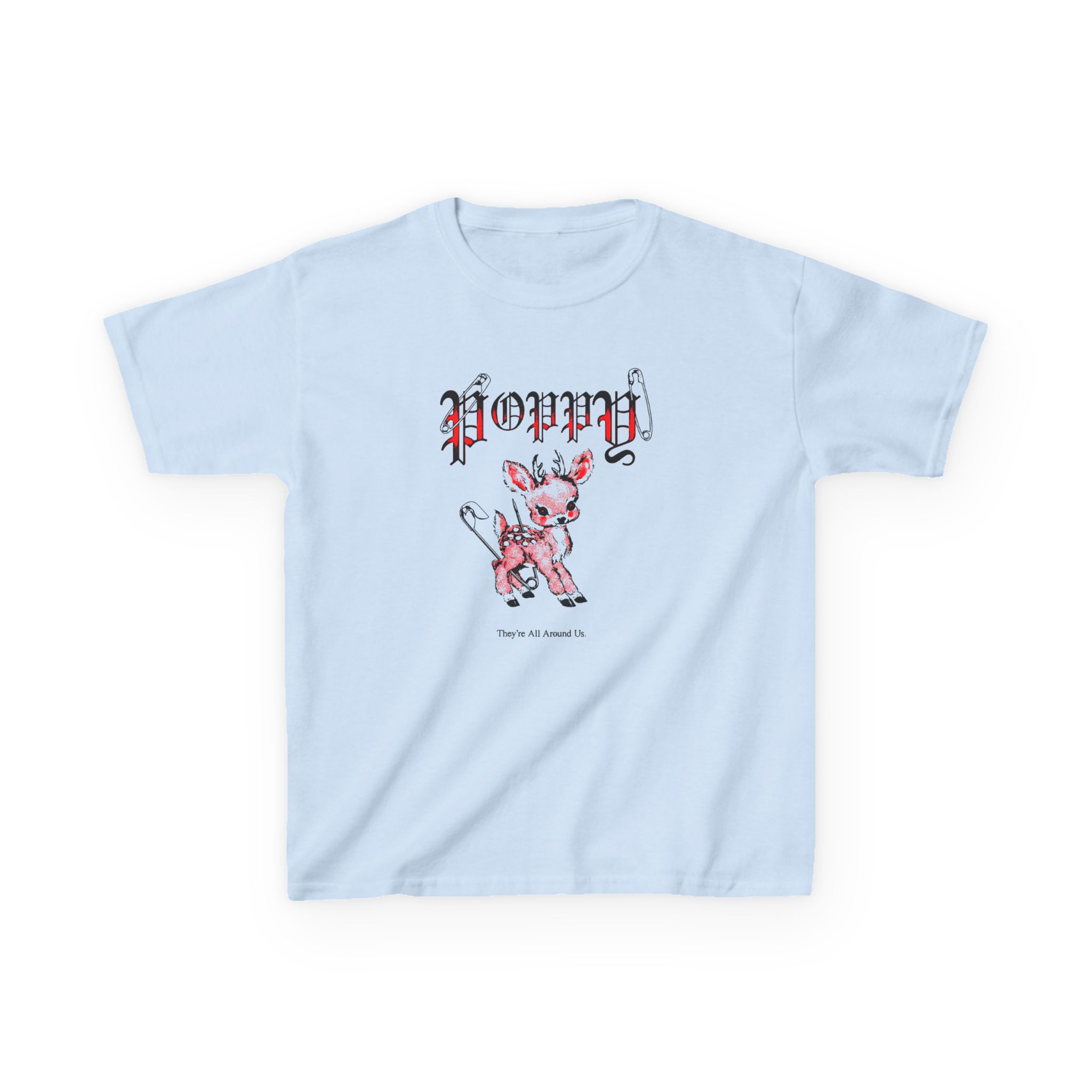 Kids Poppy Deer Heavy Cotton™ Tee - Image 9