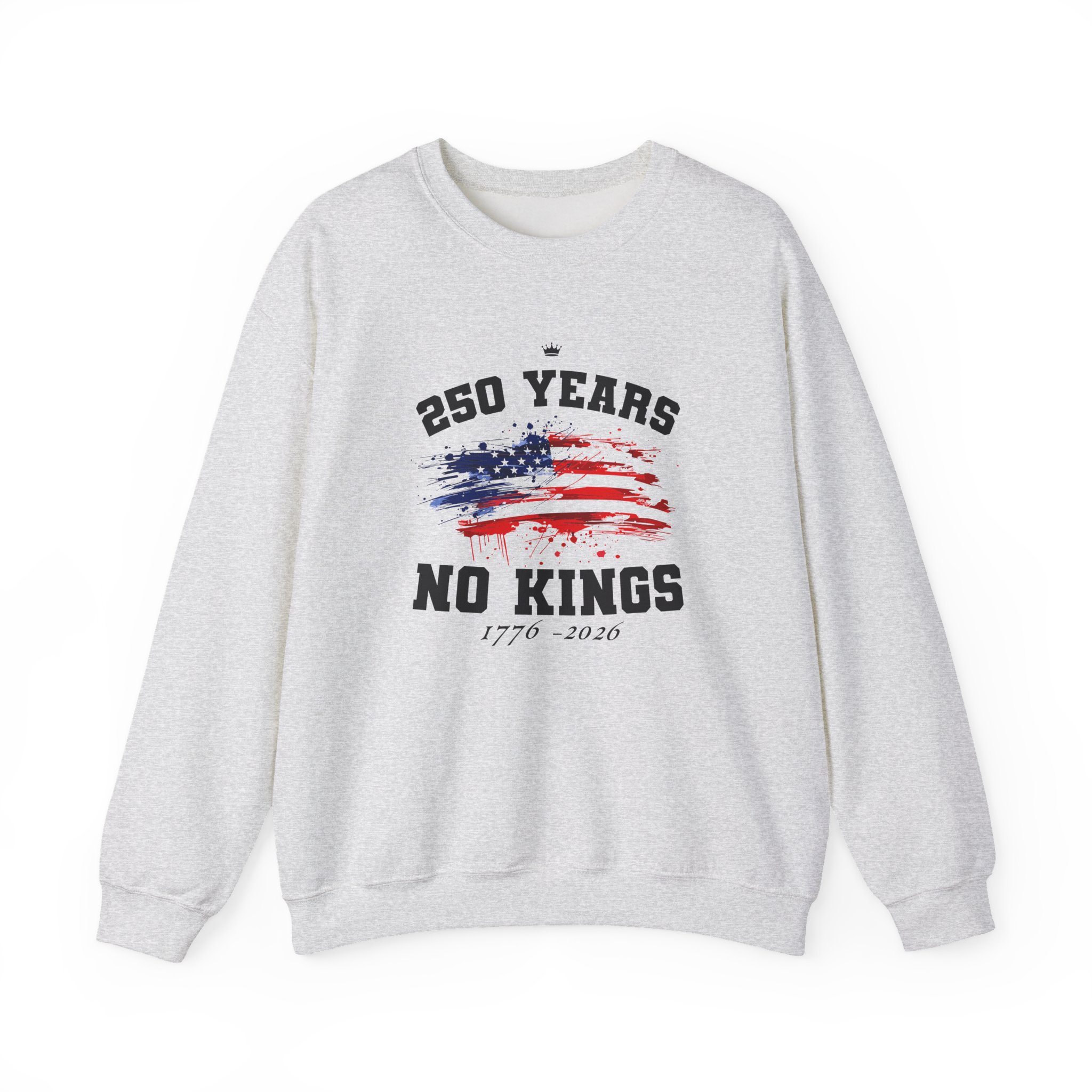 Valuetainment 250 Years No Kings Unisex Heavy Blend™ Crewneck Sweatshirt - Image 3