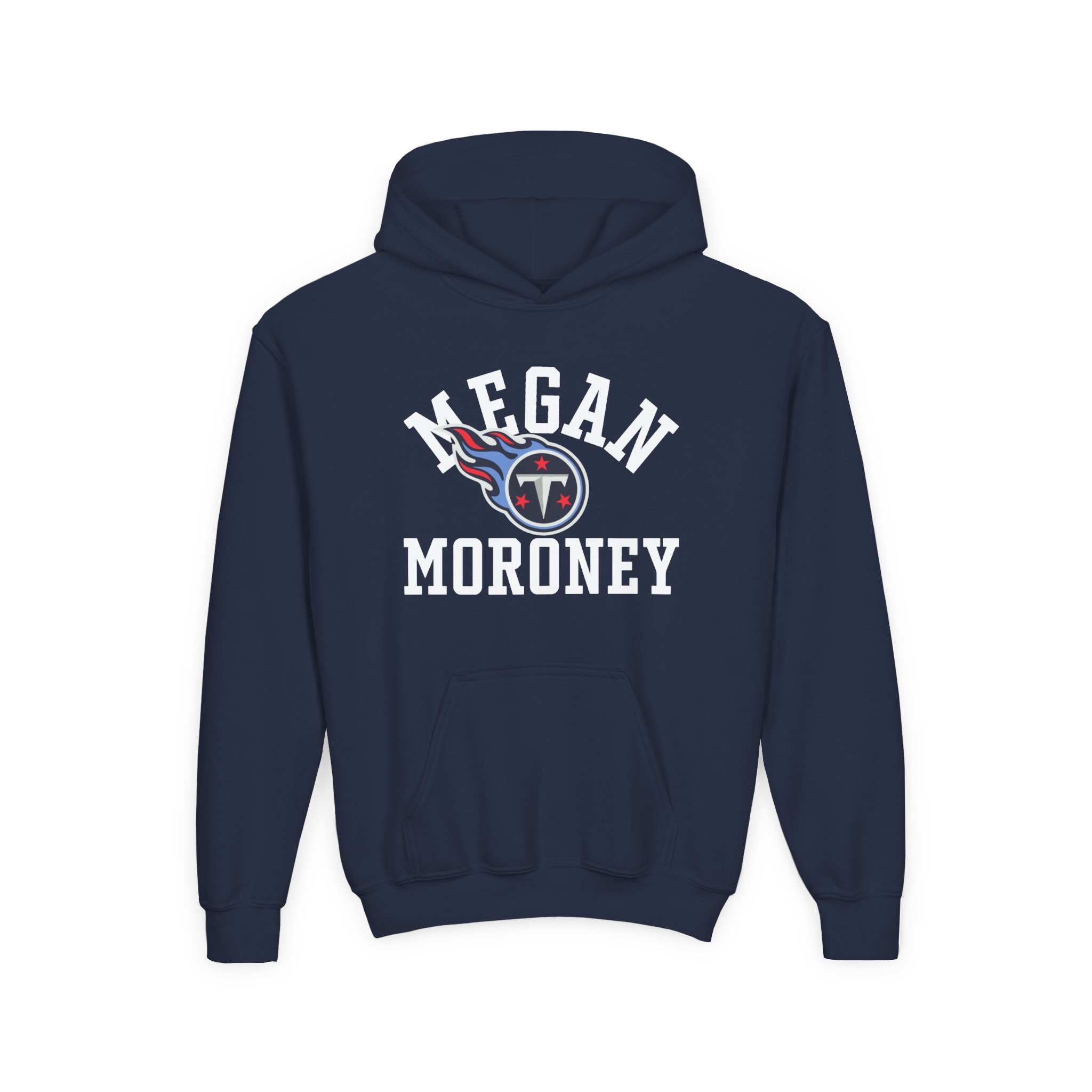Megan Moroney Titans Varsity Youth Heavy Blend Hooded Sweatshirt - Image 11