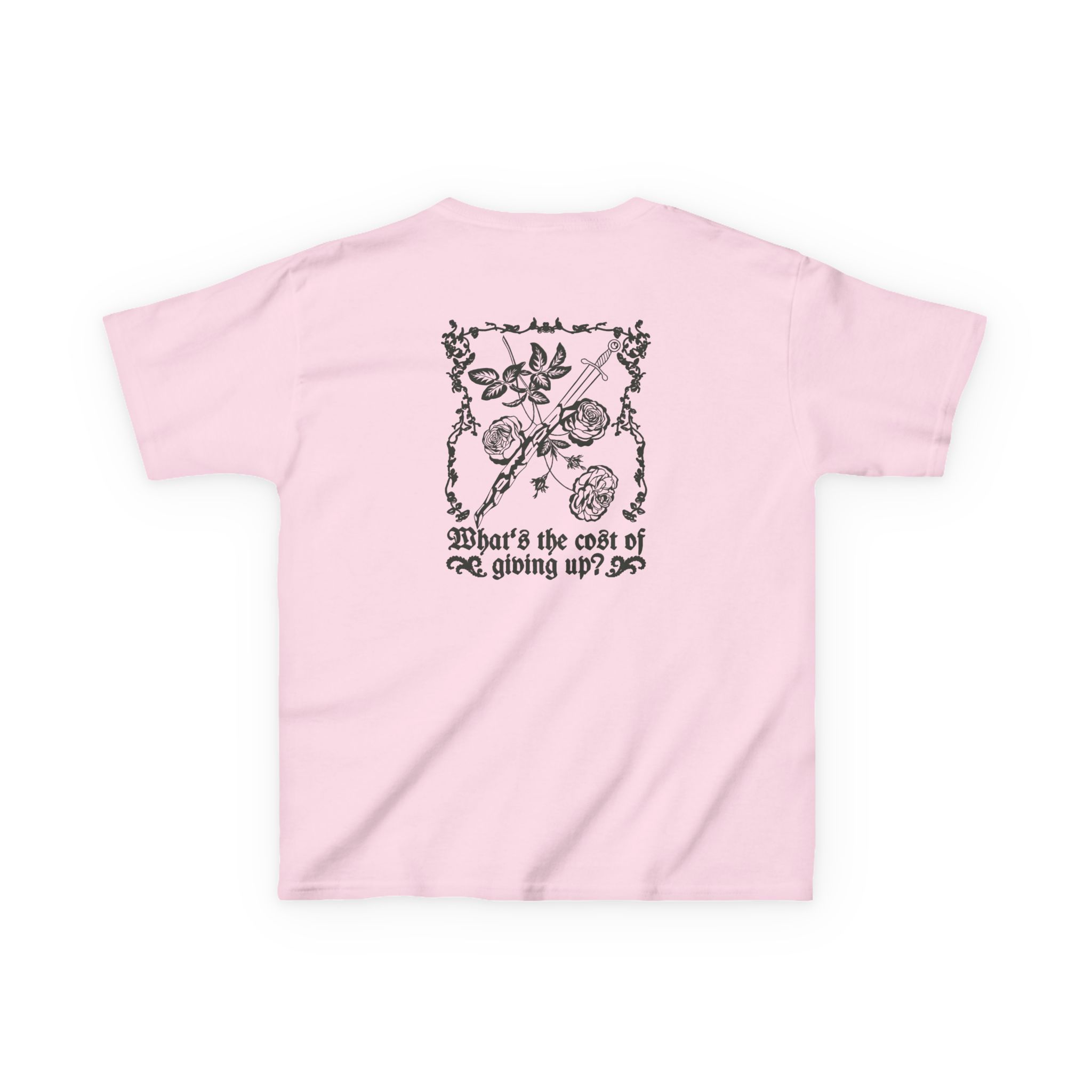 Kids Poppy Cost Of Giving Up Heavy Cotton™ Tee - Image 12