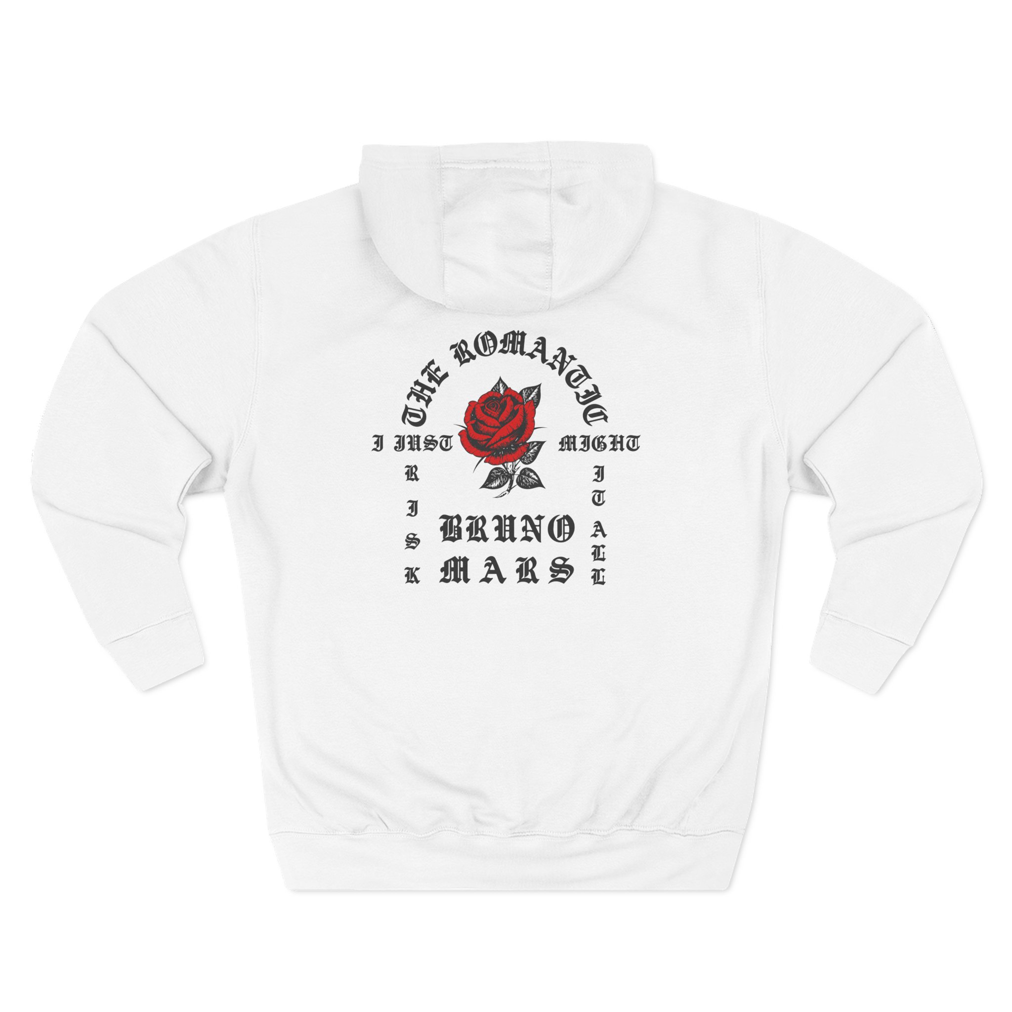 Bruno Mars the Romantic Tour Three-Panel Fleece Hoodie - Image 2