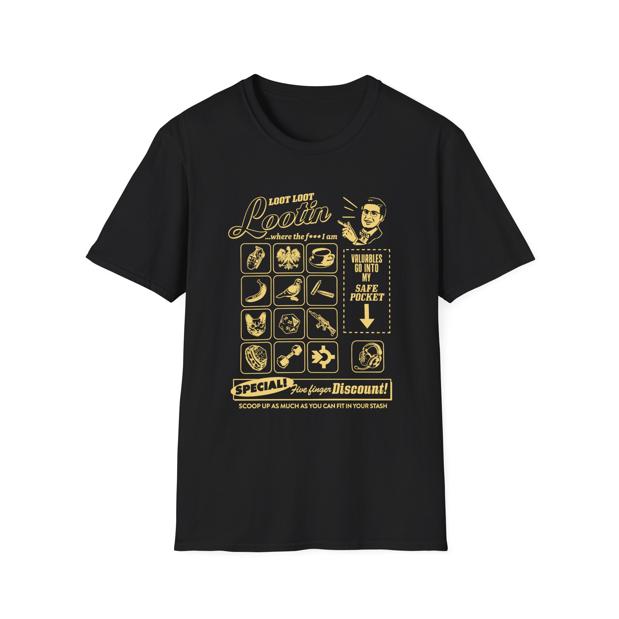 Shroud Loot Loot Unisex Softstyle T-Shirt