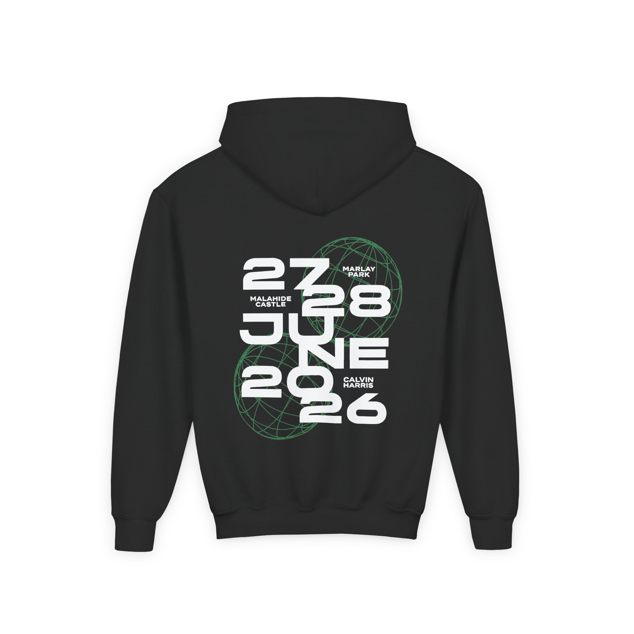 Youth Calvin Harris Wireframe Marlay Park Heavy Blend Hooded Sweatshirt - Image 2