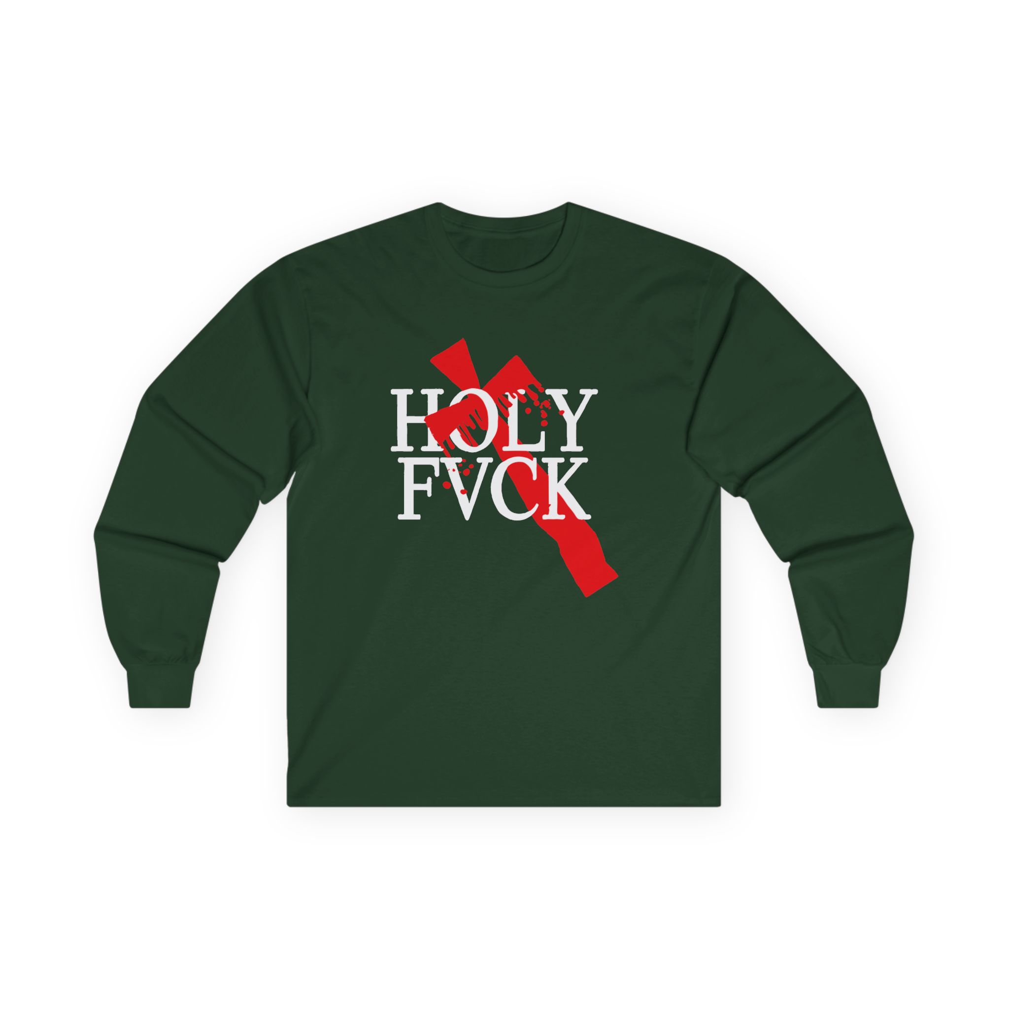 D L Bleeding Cross Unisex Ultra Cotton Long Sleeve Tee - Image 5