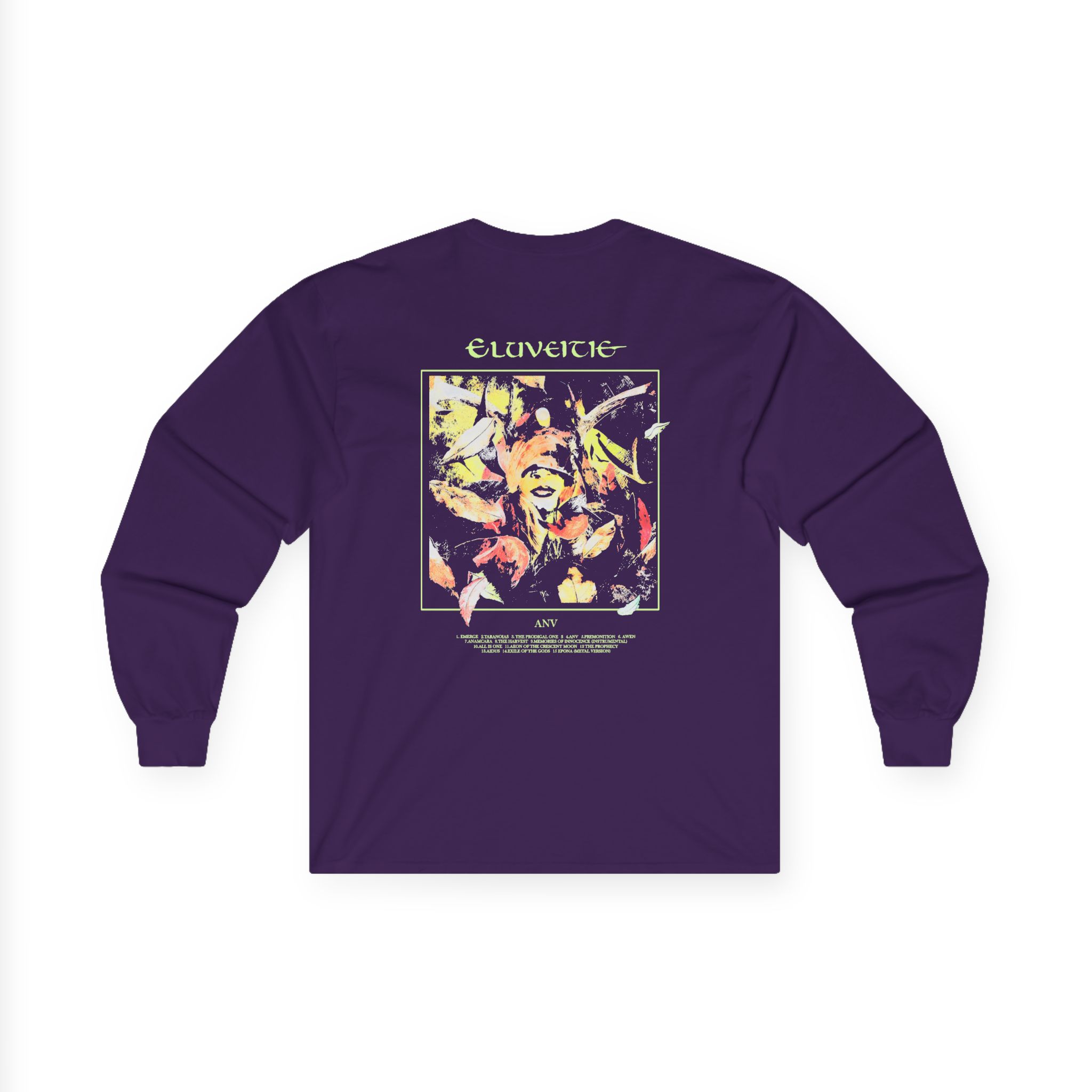 Eluveitie Leaves Unisex Ultra Cotton Long Sleeve Tee - Image 6