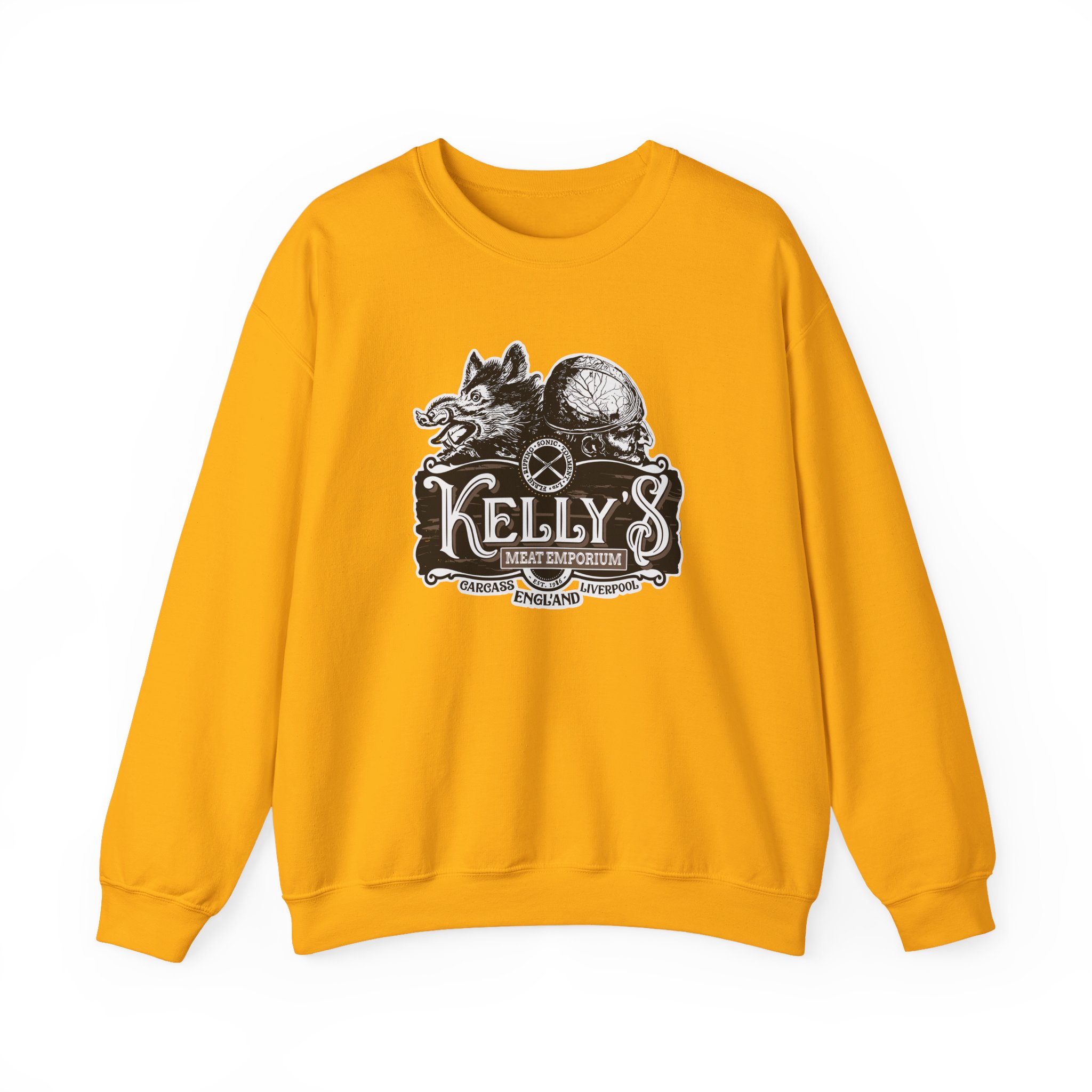 Carcass Kelly's Meat Emporium Unisex Heavy Blend™ Crewneck Sweatshirt - Image 5