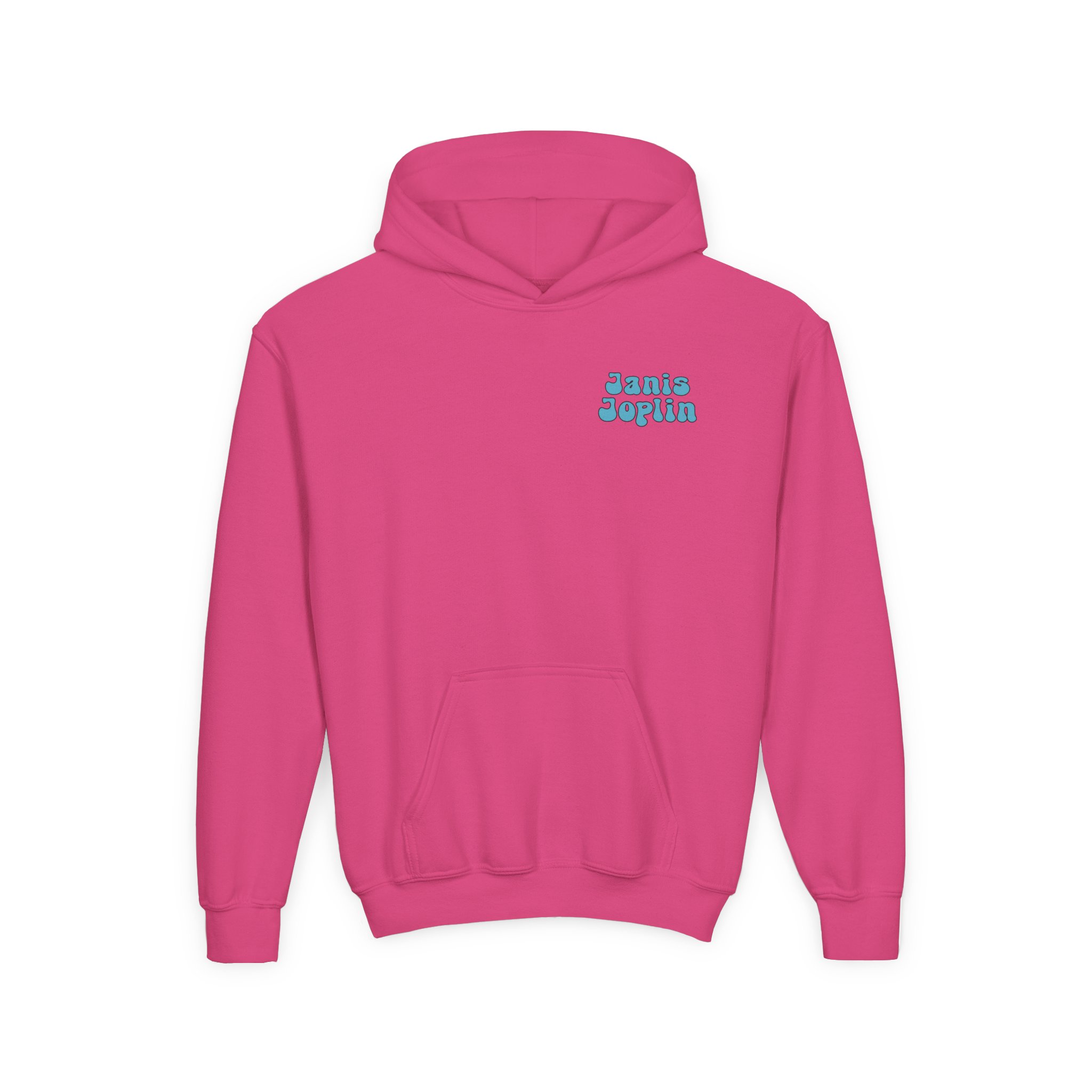 Janis Joplin Sherpa Fleece Youth Heavy Blend Hooded Sweatshirt - Image 17