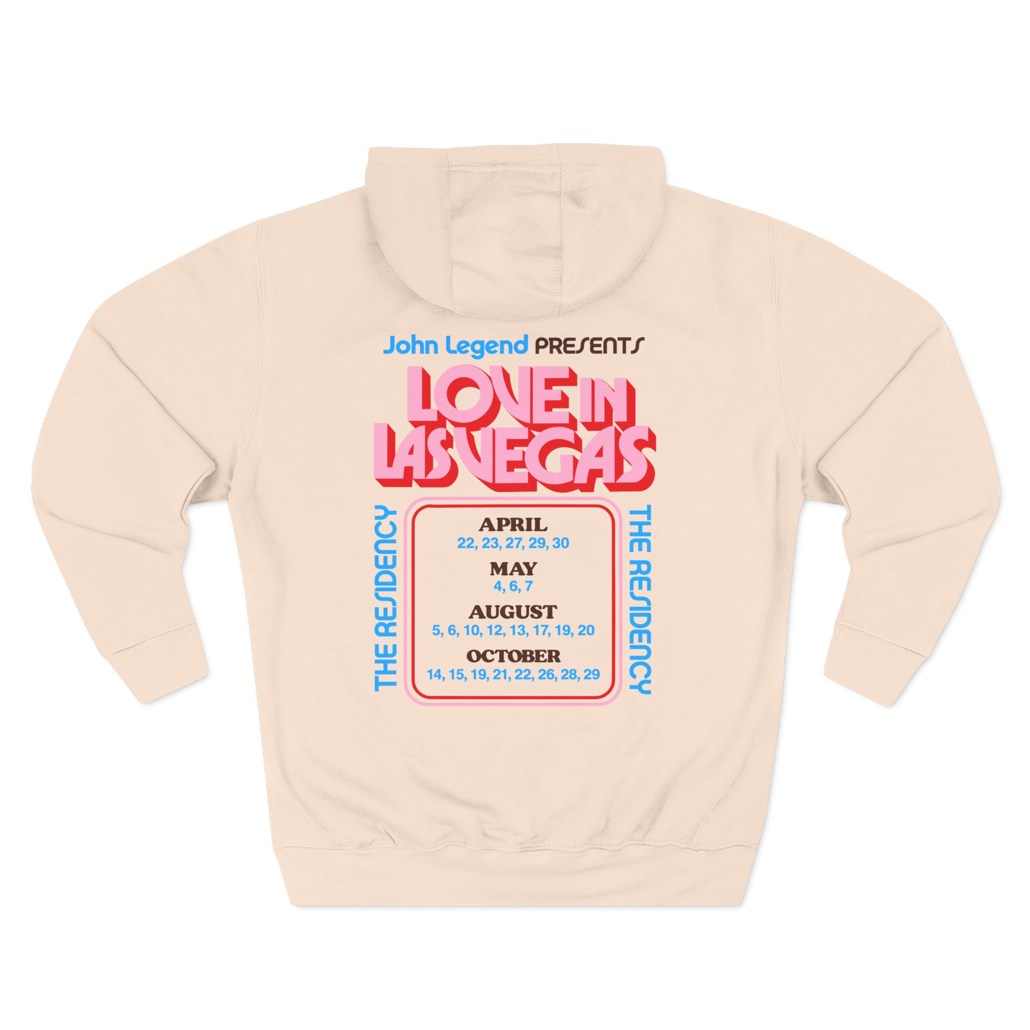 John Legend Love In Las Vegas Three-Panel Fleece Hoodie - Image 12