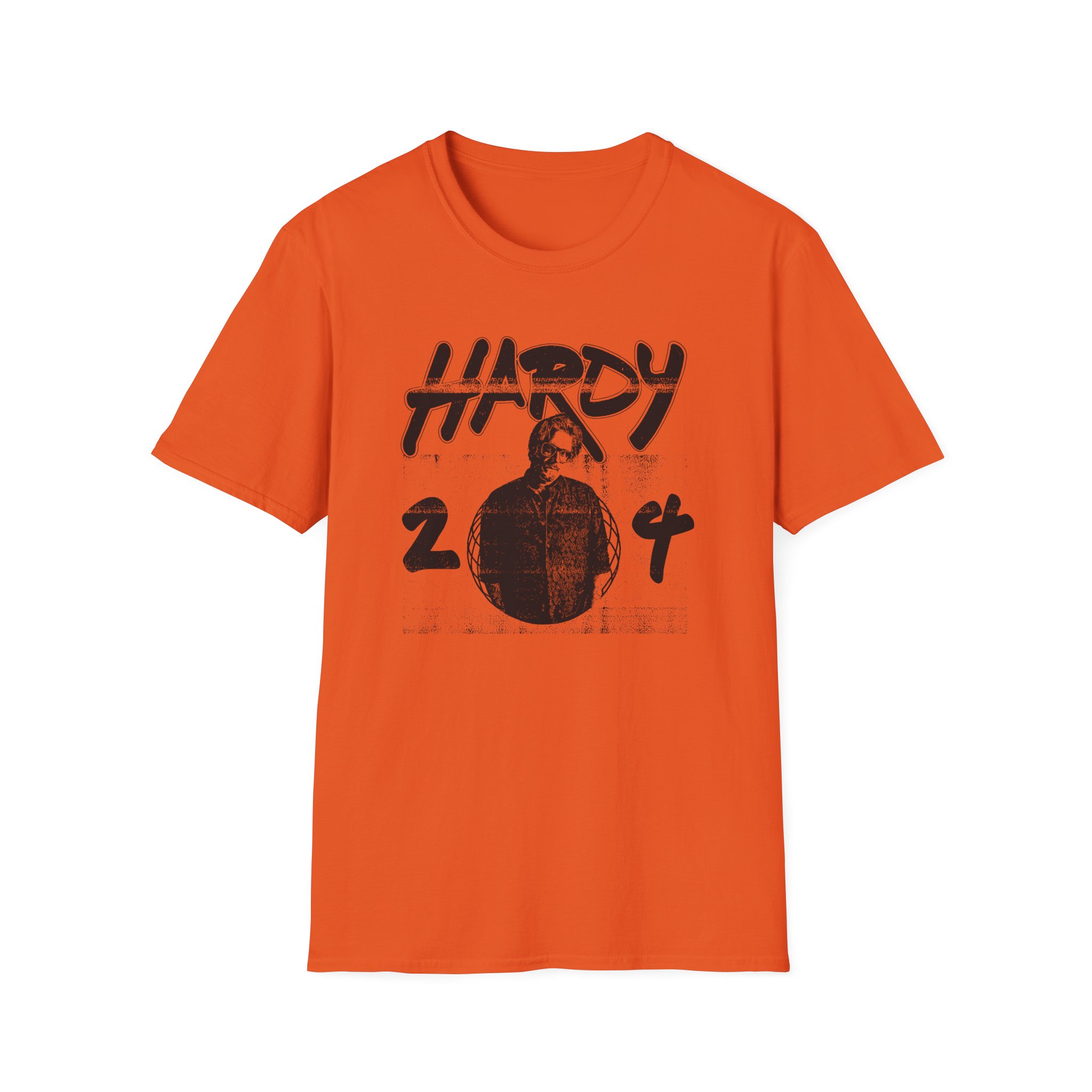 Hd Orange Record Unisex Softstyle T-Shirt