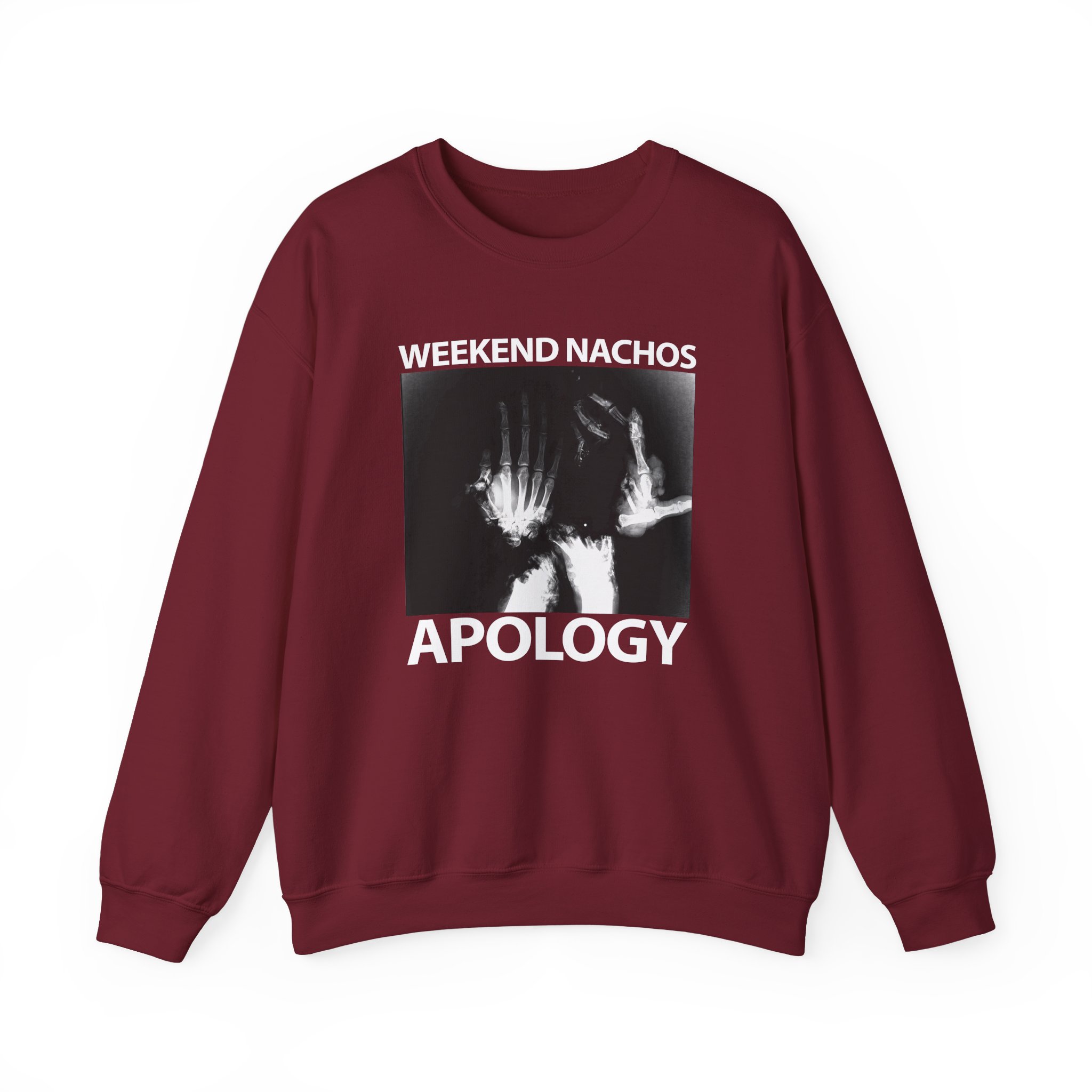 Weekend Nachos Apology Unisex Heavy Blend™ Crewneck Sweatshirt - Image 19