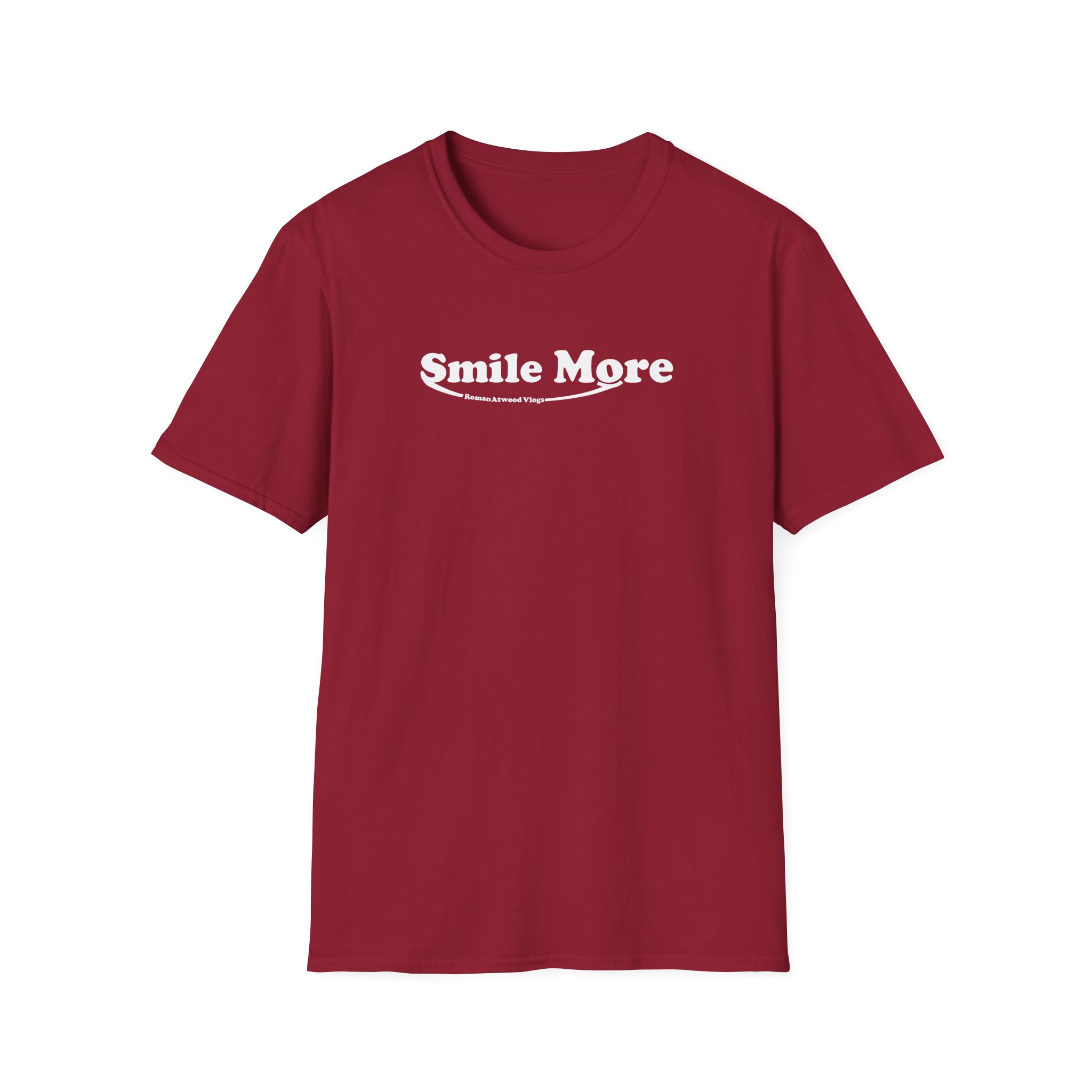 Roman Atwood Smile More Unisex Softstyle T-Shirt - Image 25