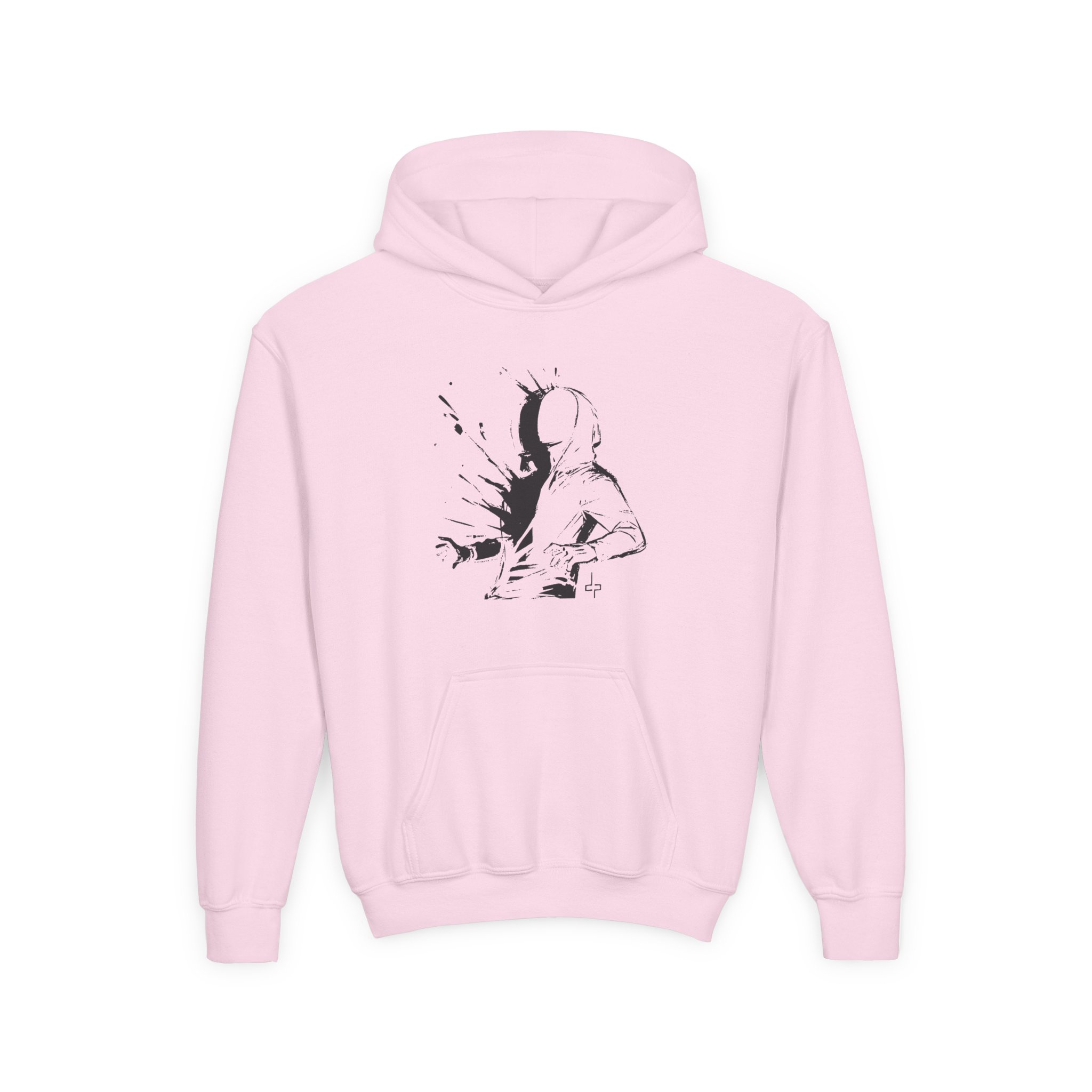 Deathpact Youth Heavy Blend Hooded Sweatshirt - Image 3
