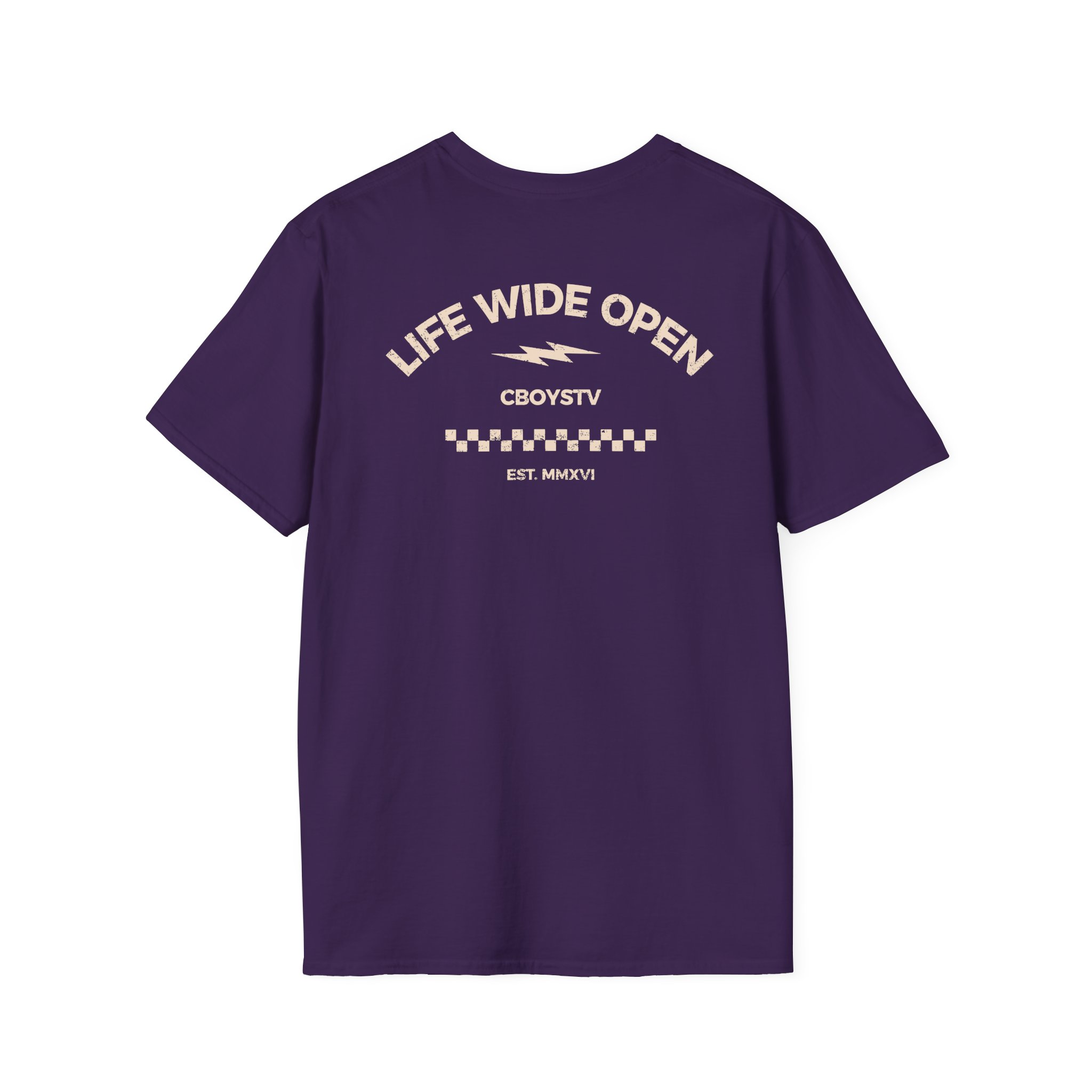 Cboystv Checkered Tournament Unisex Softstyle T-Shirt - Image 24