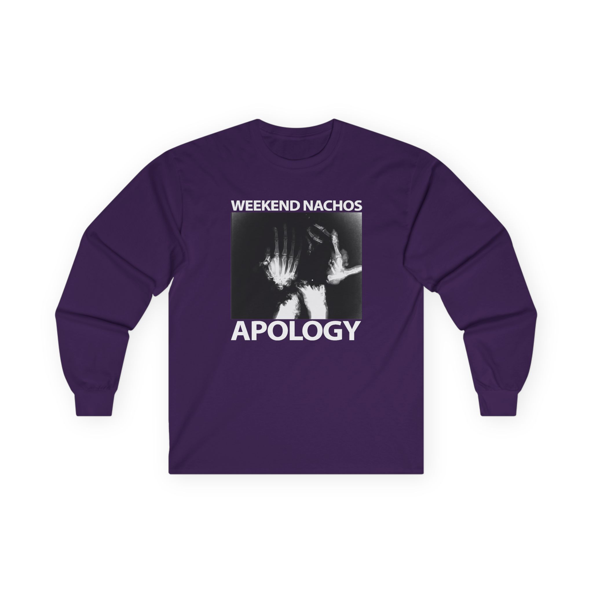 Weekend Nachos Apology Unisex Ultra Cotton Long Sleeve Tee - Image 13