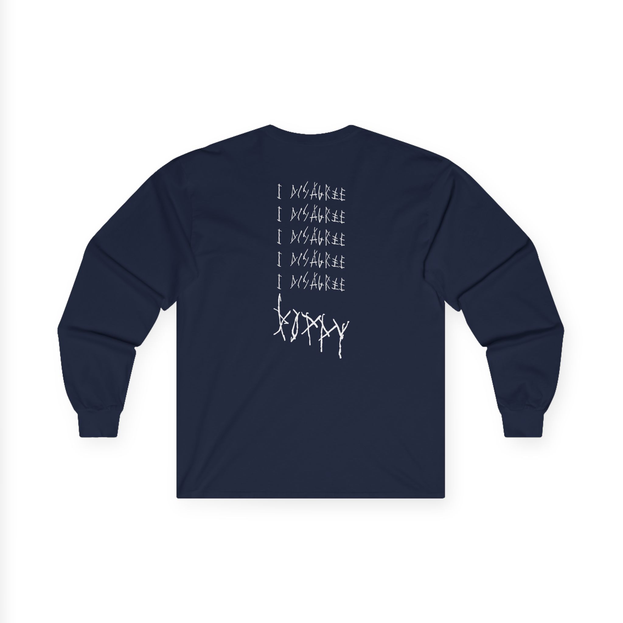 Poppy I Disagree' Album Artwork Unisex Ultra Cotton Long Sleeve Tee - Image 8