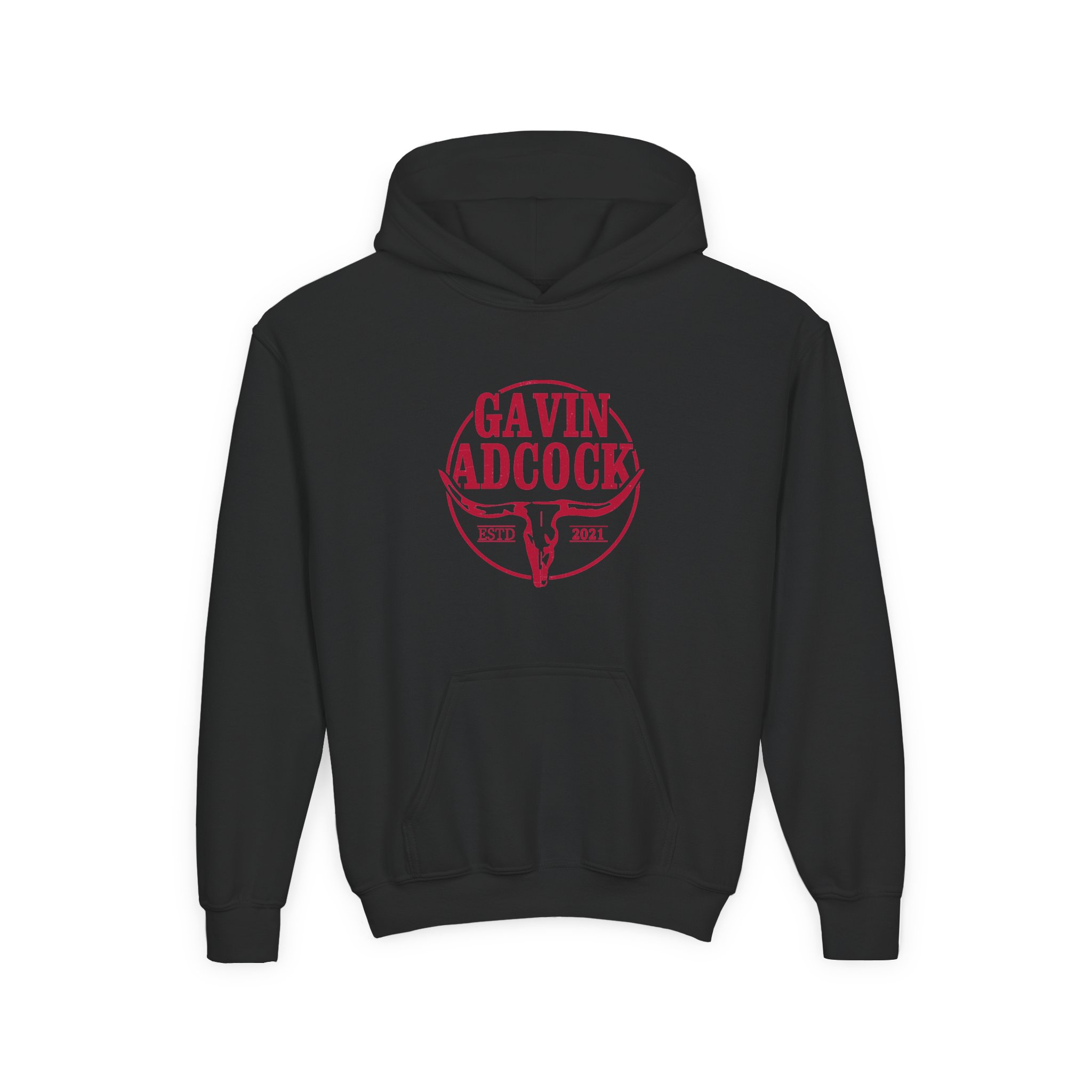 Gavin Adcock Logo Youth Heavy Blend Hooded Sweatshirt