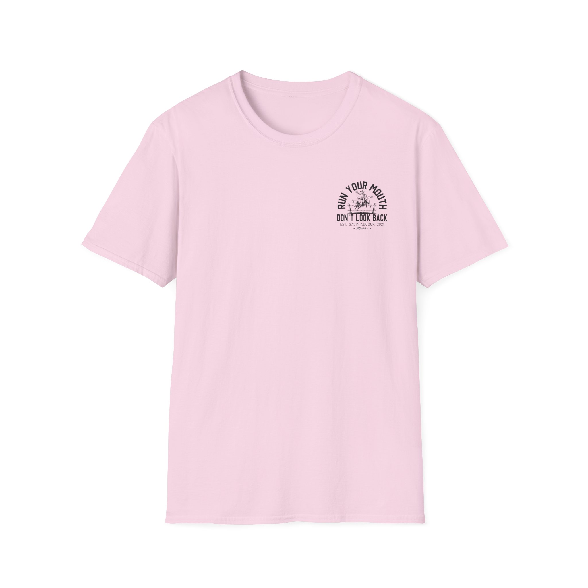 Gavin Adcock Run Your Mouth Unisex Softstyle T-Shirt - Image 13