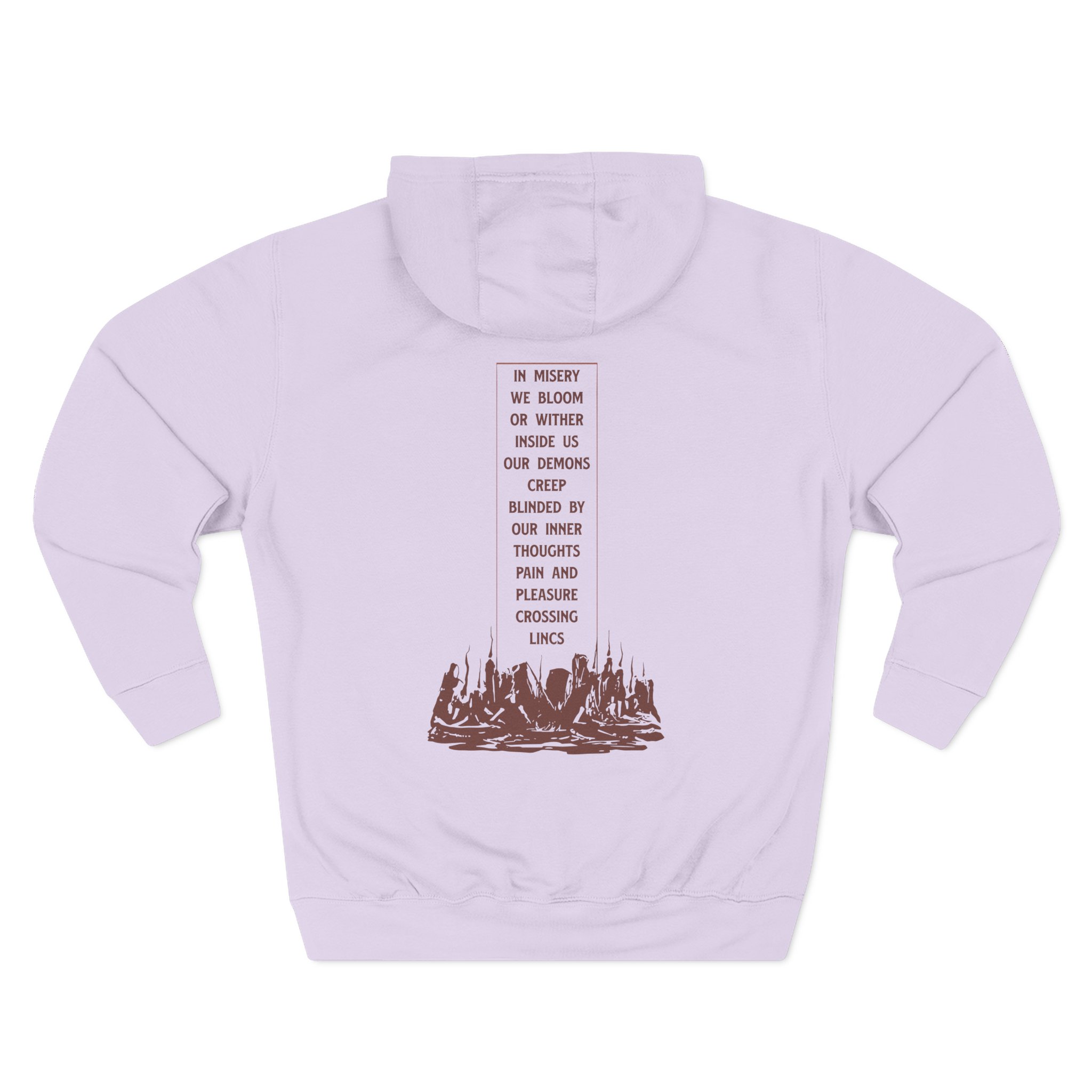 Angelmaker Exit Signs Three-Panel Fleece Hoodie - Image 14