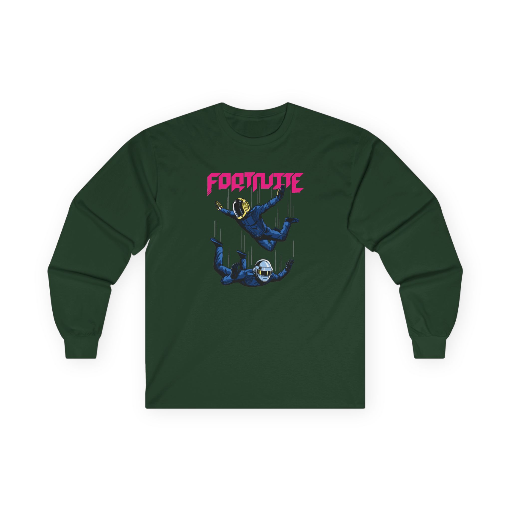 Daft Punk Fortnite X Daft Punk Unisex Ultra Cotton Long Sleeve Tee - Image 5