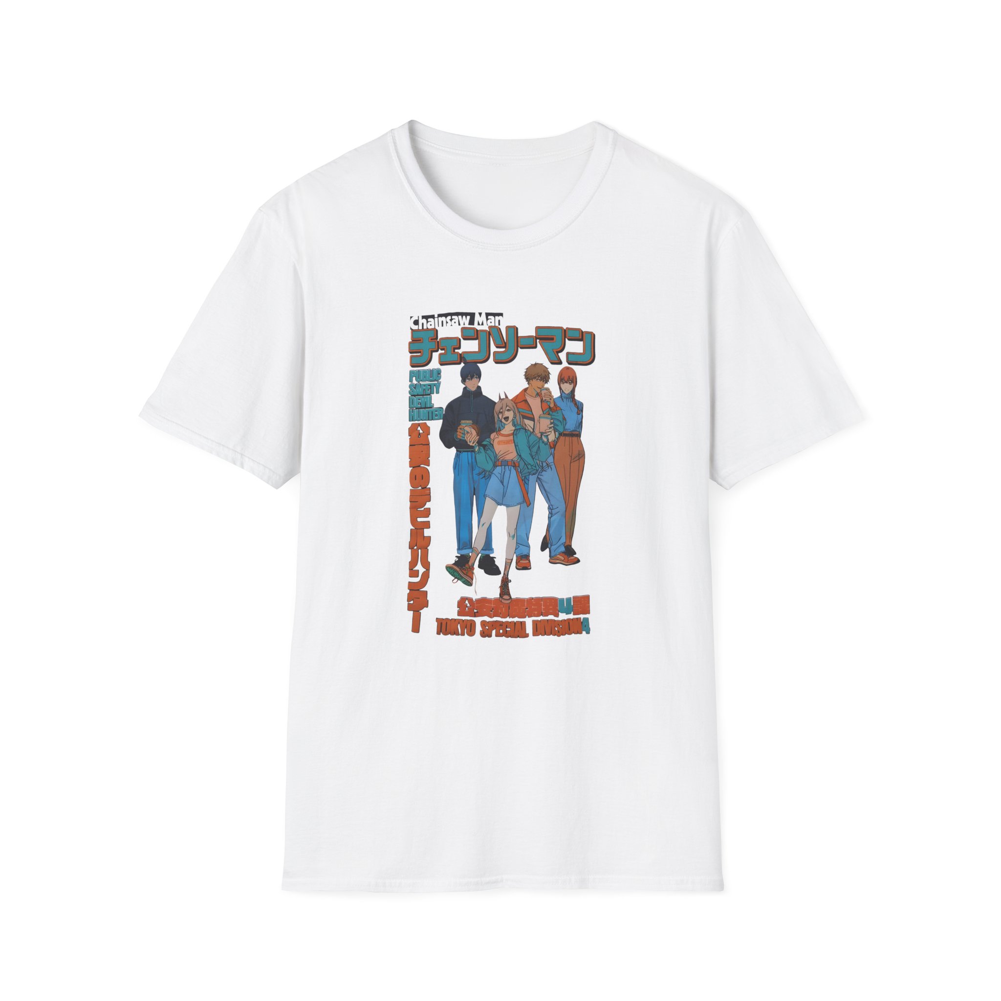 Chainsaw Man Group Unisex Softstyle T-Shirt