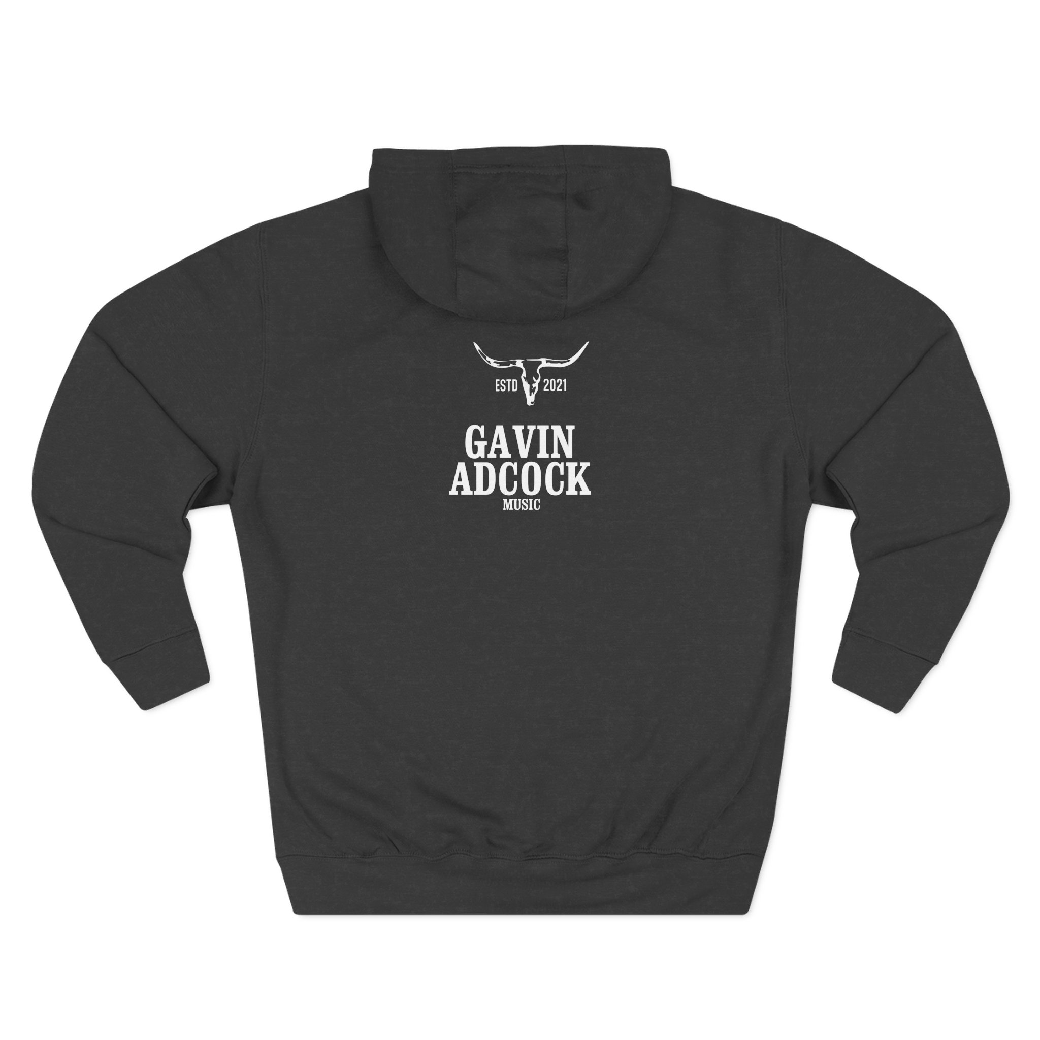 Gavin Adcock a Cigarette Smokin Three-Panel Fleece Hoodie - Image 4