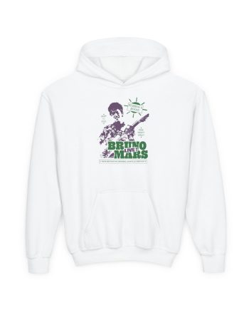 Bruno Mars Live Bourbon & Beyond Youth Heavy Blend Hooded Sweatshirt