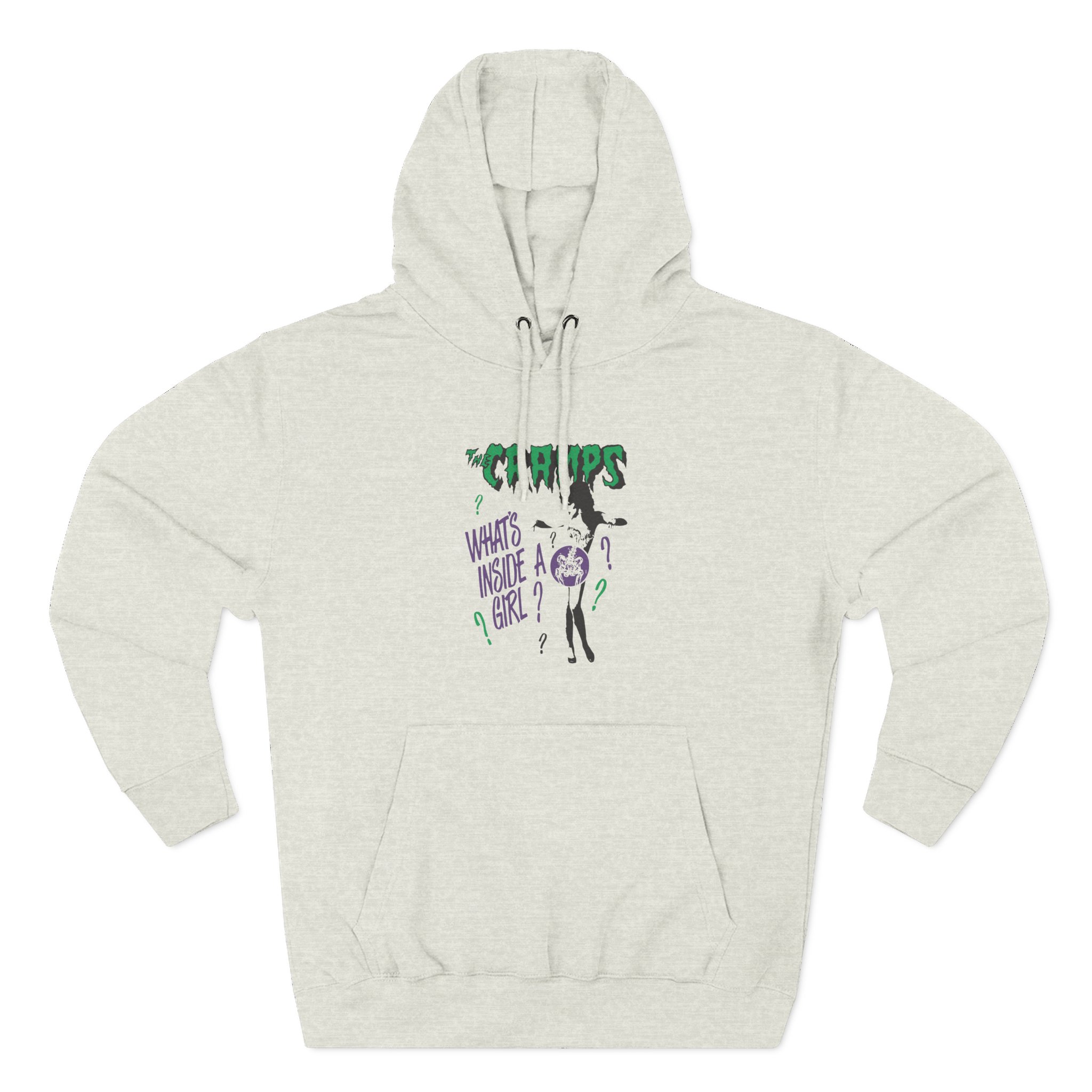 The Cramps What's Inside a Girl Three-Panel Fleece Hoodie - Image 7