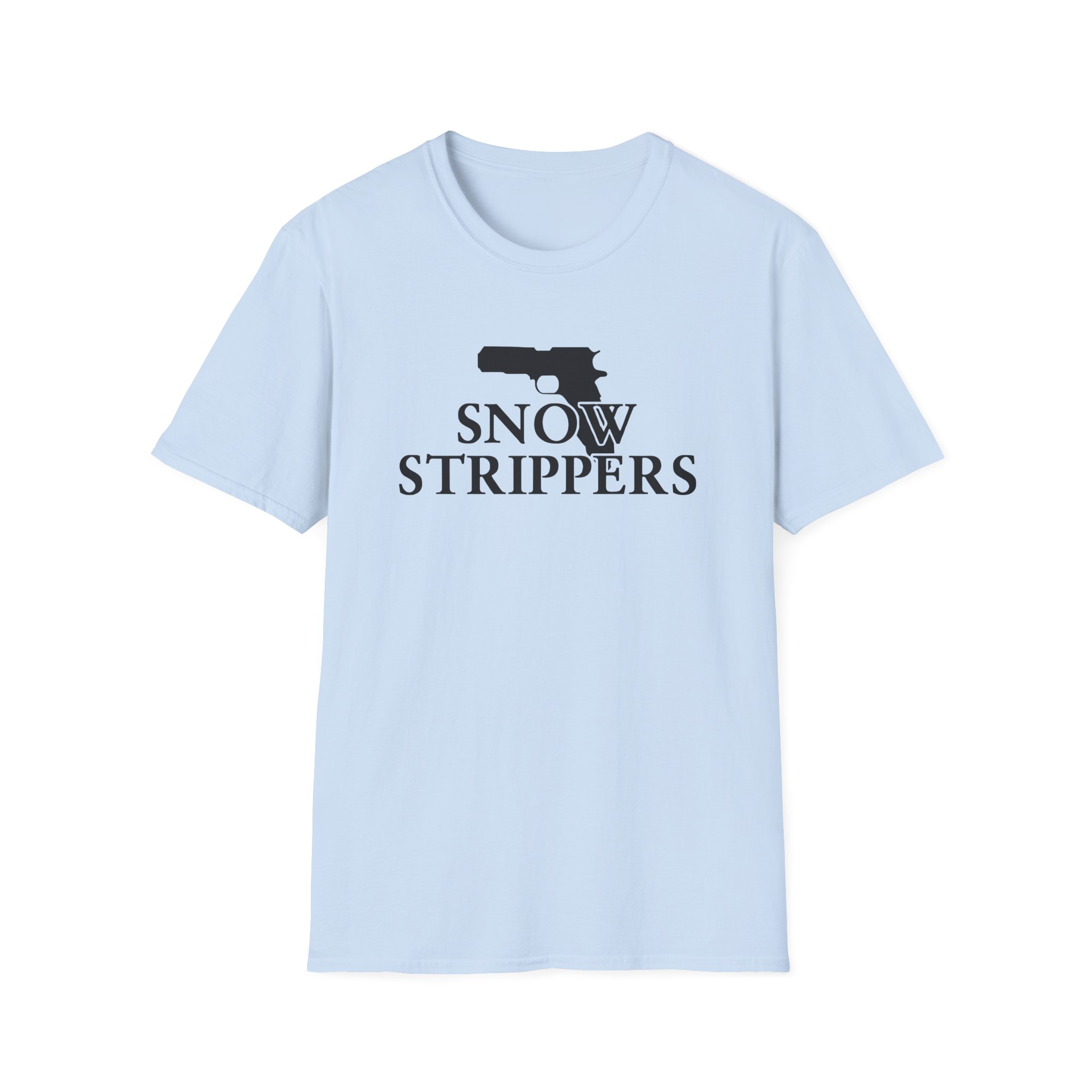 Snow Strippers Unisex Softstyle T-Shirt - Image 15
