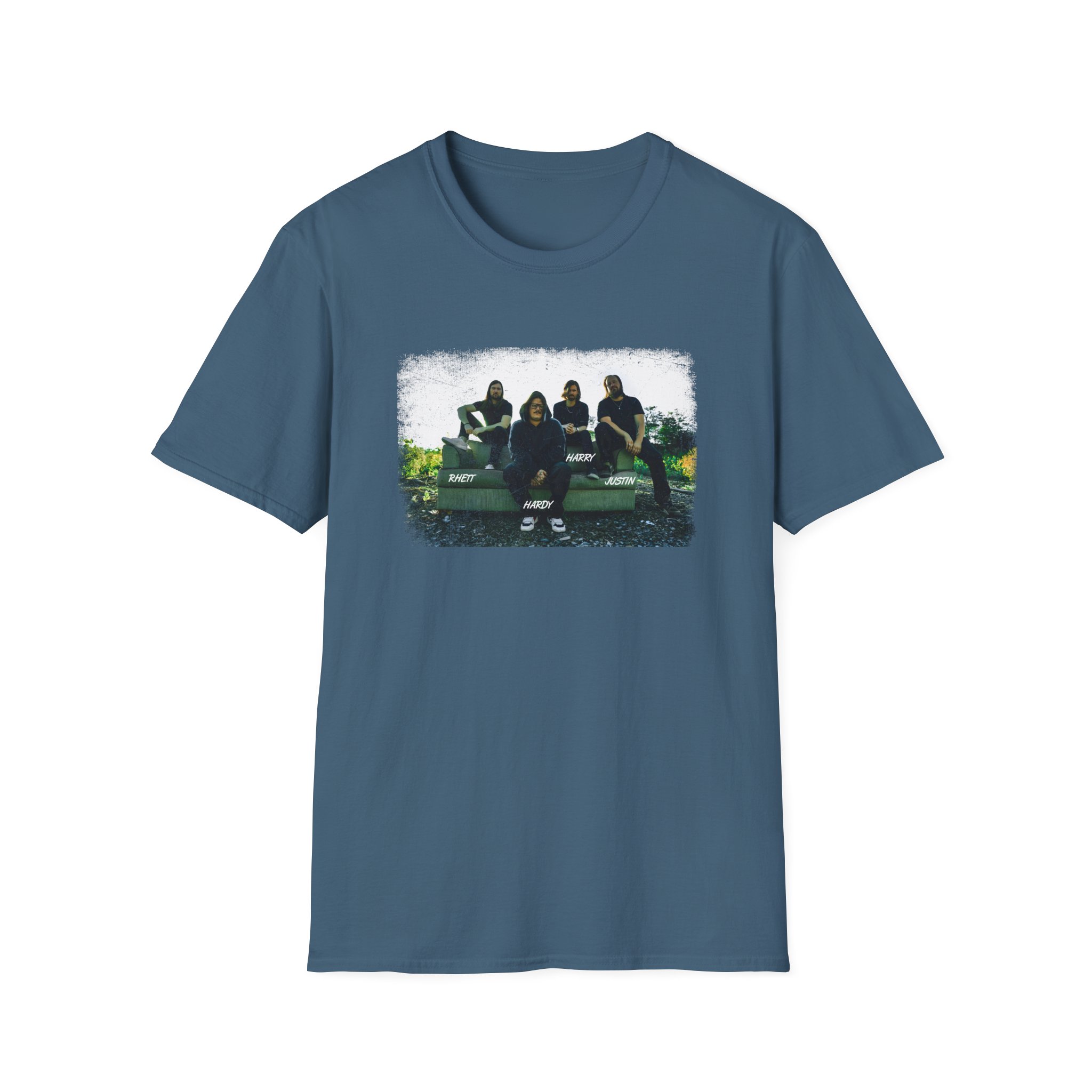 Hd Band Photo Unisex Softstyle T-Shirt - Image 15