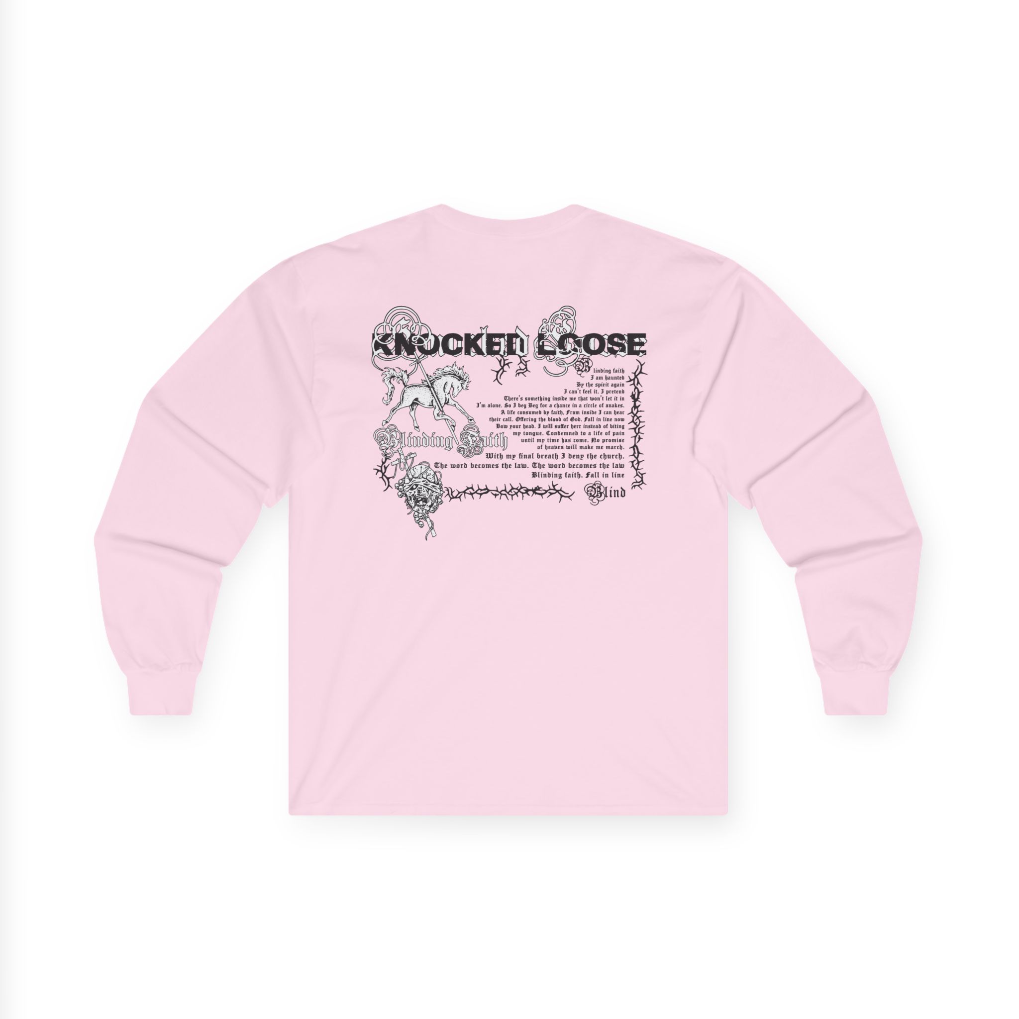 Knocked Loose Blinding Faith Unisex Ultra Cotton Long Sleeve Tee - Image 4
