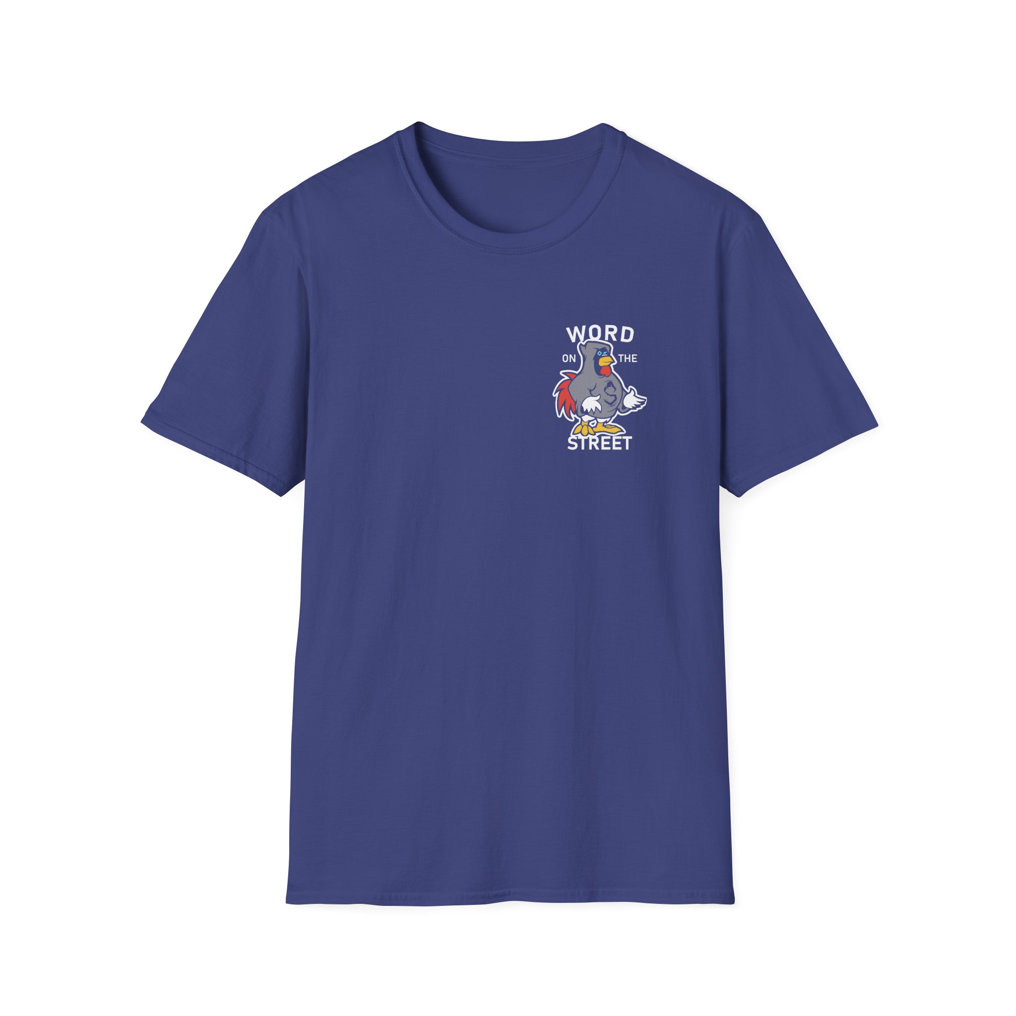 Shroud Chicken Word On The Street Unisex Softstyle T-Shirt - Image 13
