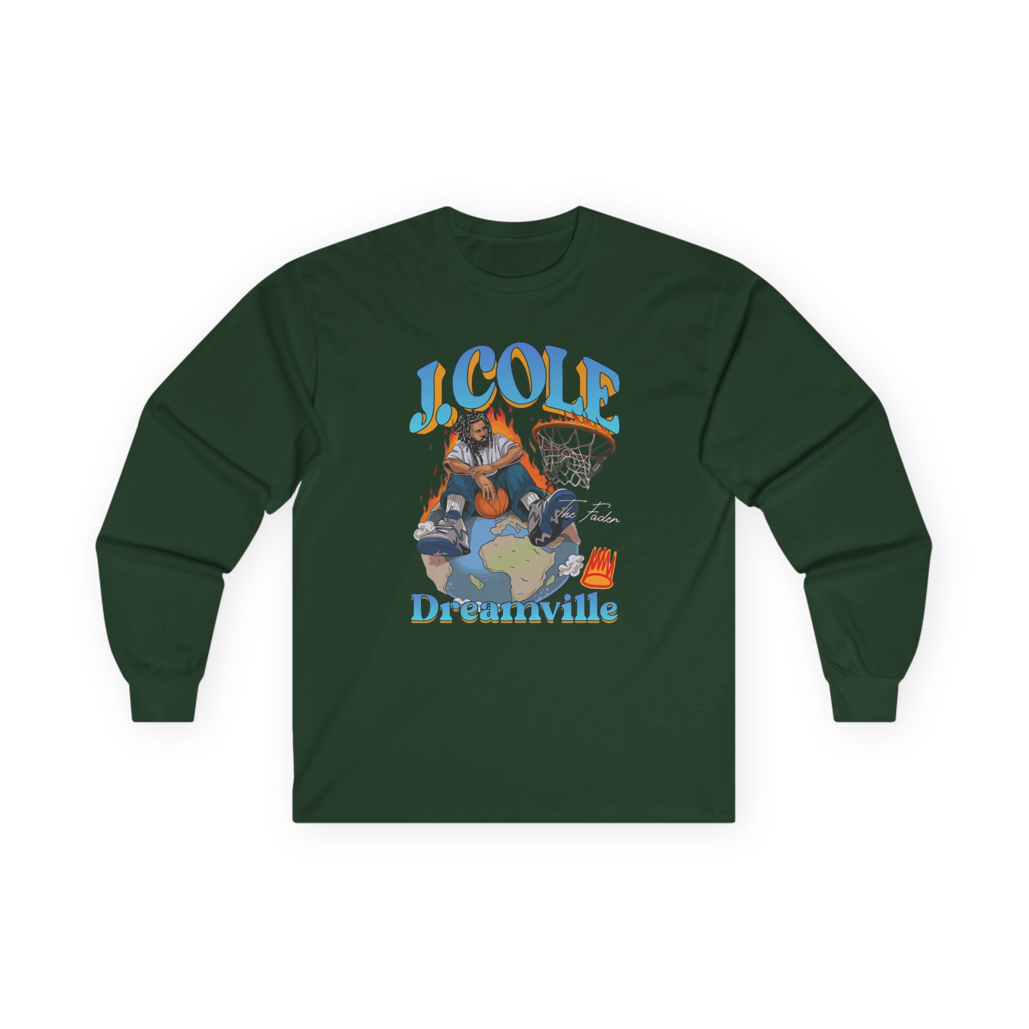 J Cole "Dreamville World" Unisex Ultra Cotton Long Sleeve Tee - Image 9