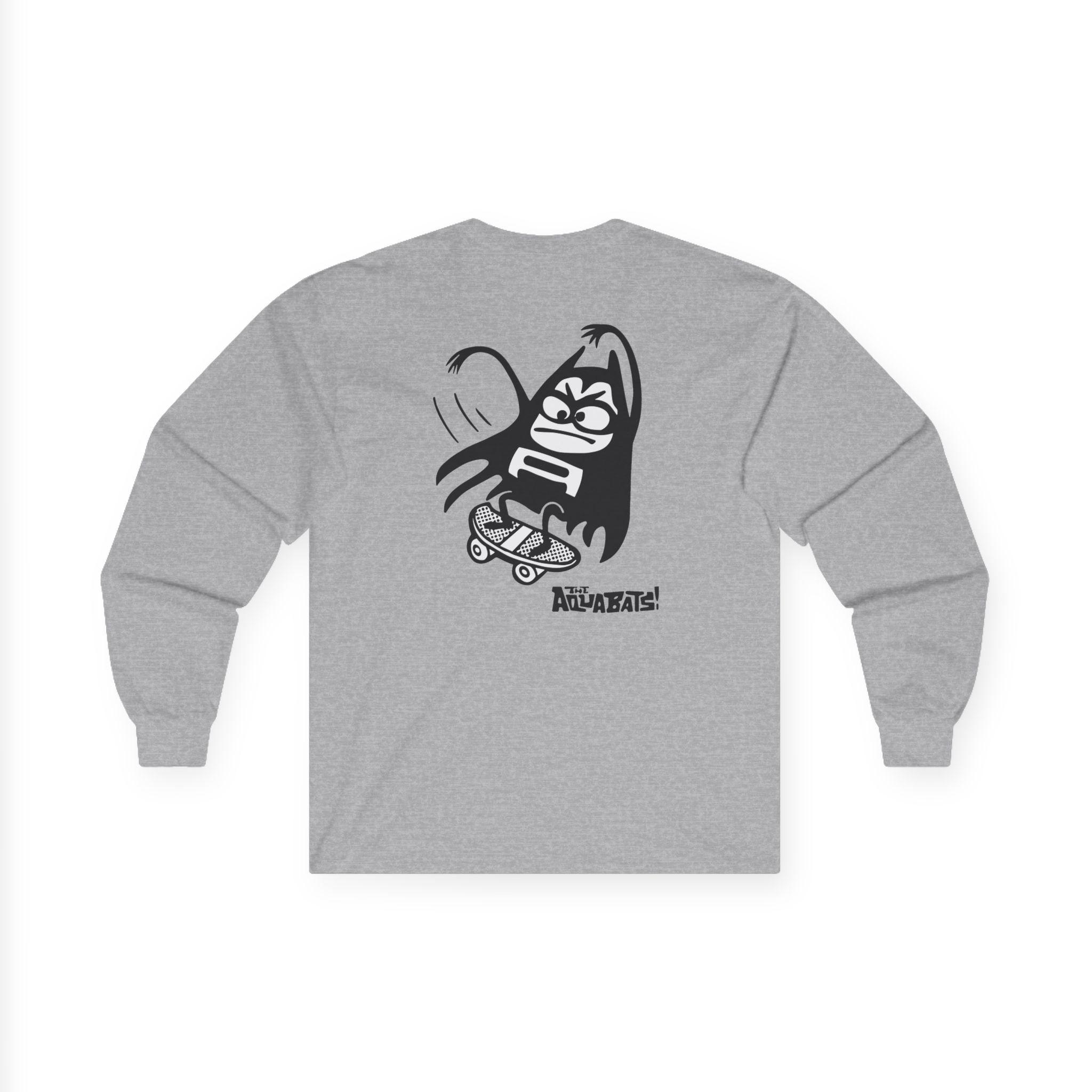 The Aquabats Lil Bat Skateboard Unisex Ultra Cotton Long Sleeve Tee - Image 4