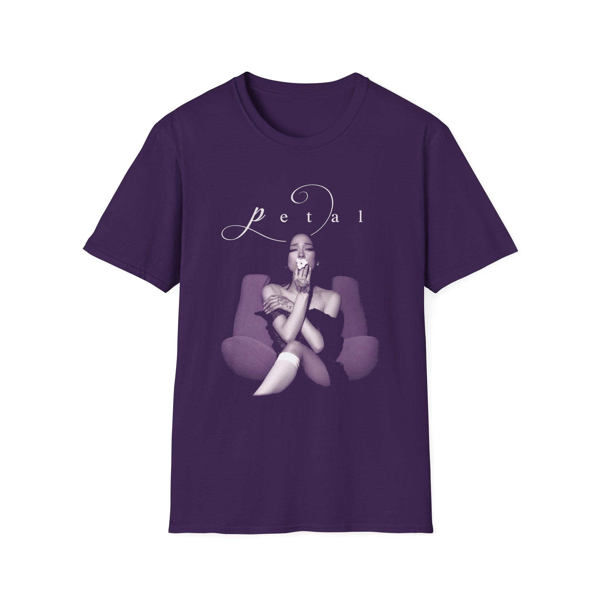 AG petal script Unisex Softstyle T-Shirt - Image 9
