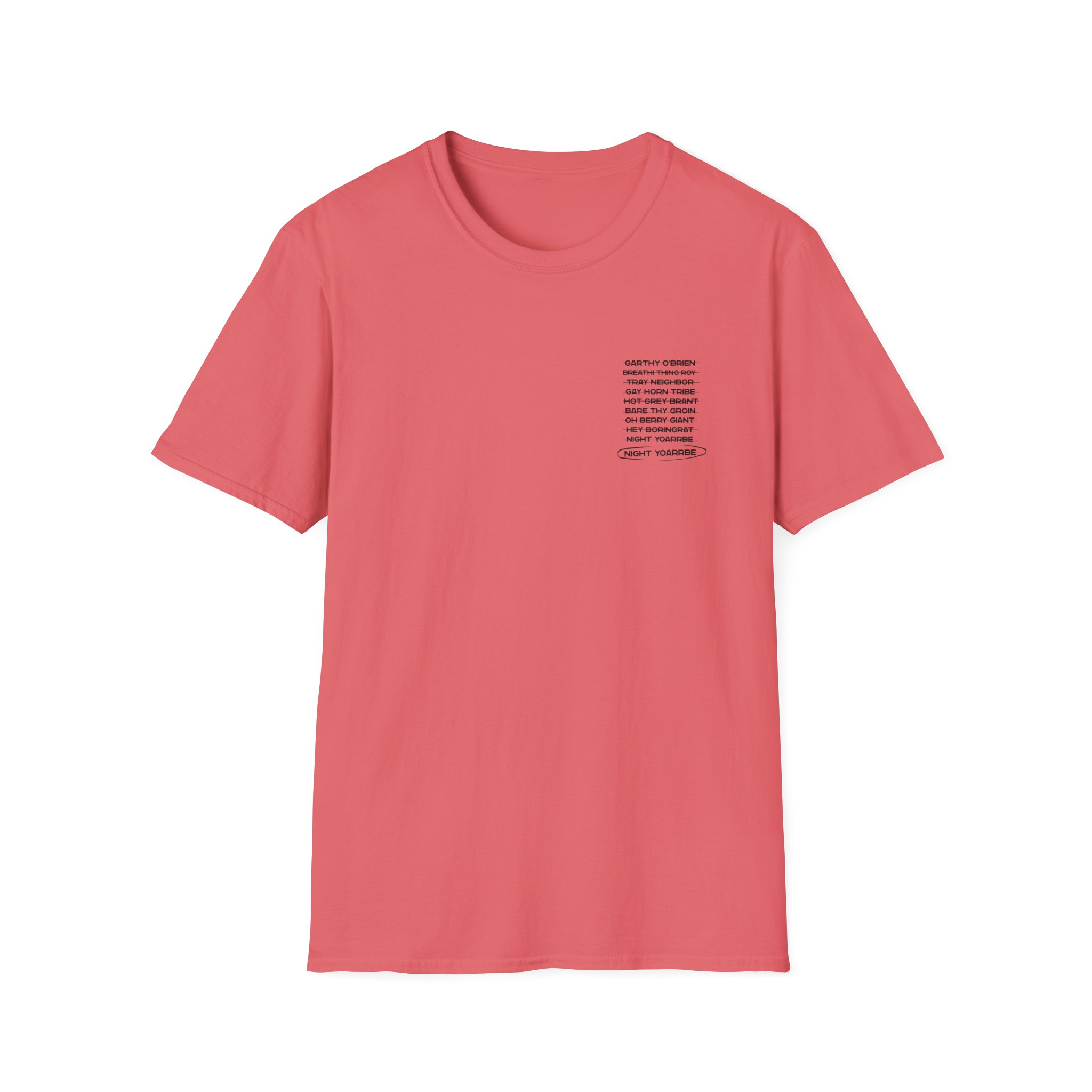 Dropout Night Yorb Anagram Unisex Softstyle T-Shirt - Image 3