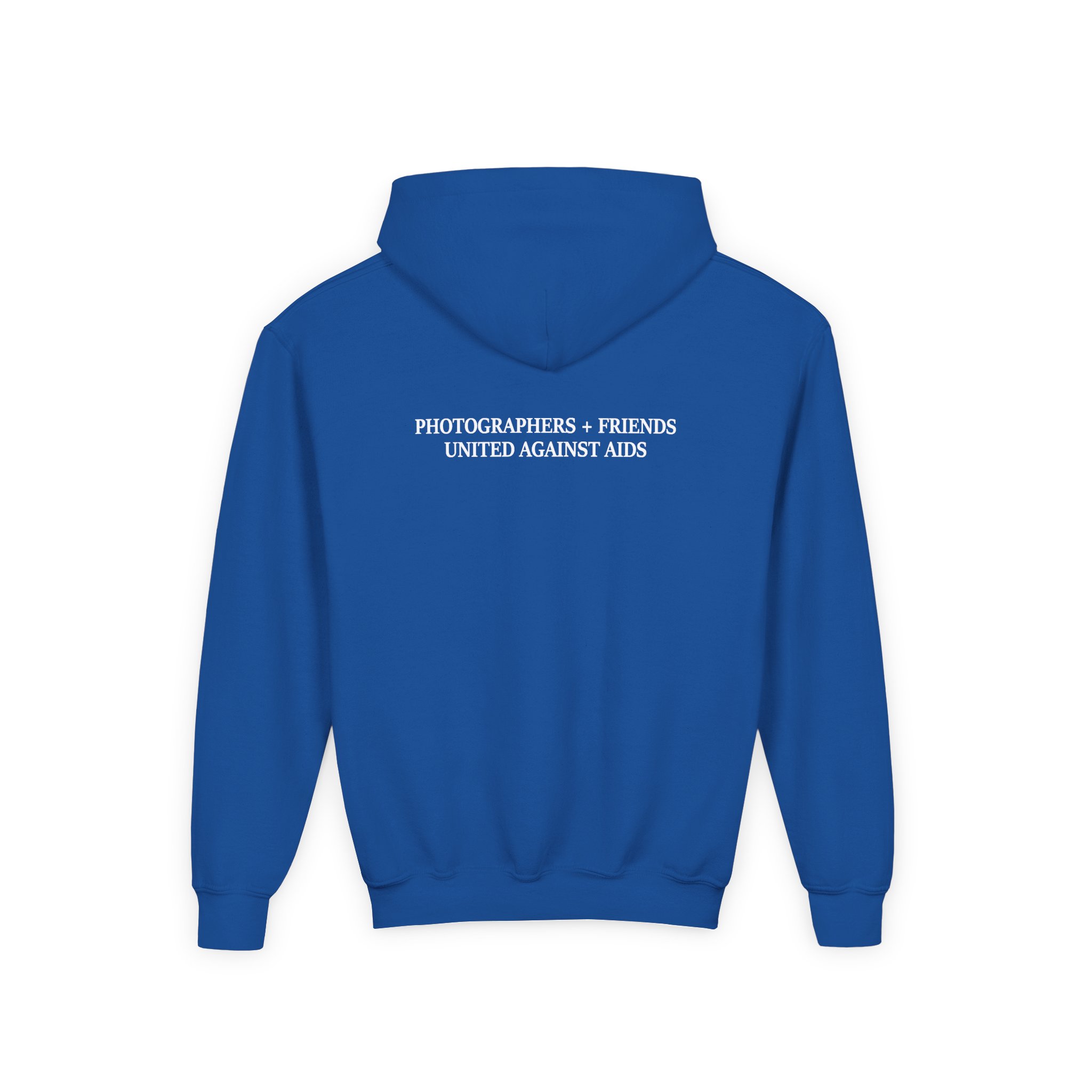 Jenny Holzer 1992 Youth Heavy Blend Hooded Sweatshirt - Image 8